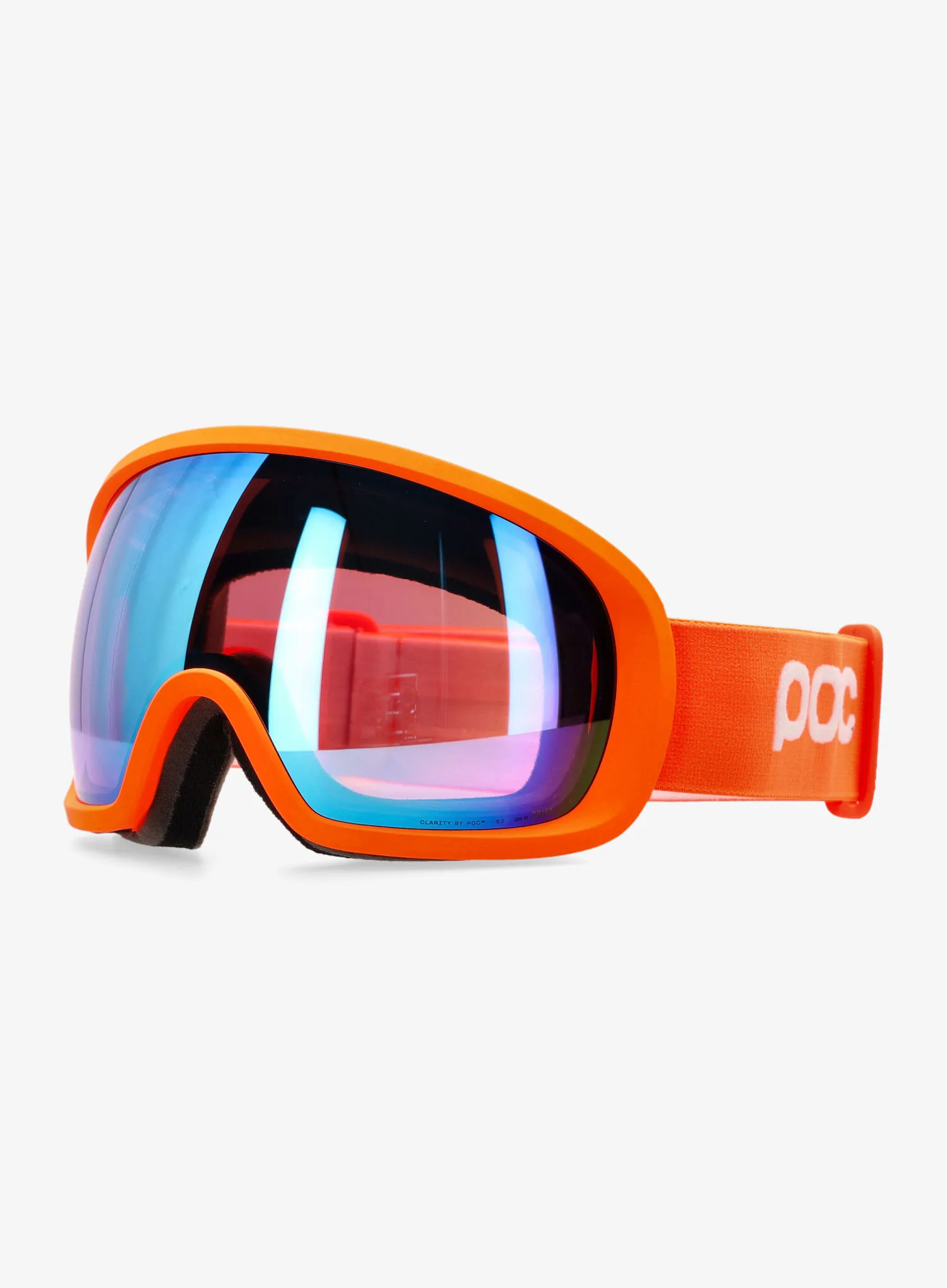 Lyžiarske okuliare POC Fovea - zink orange/partly sunny blue