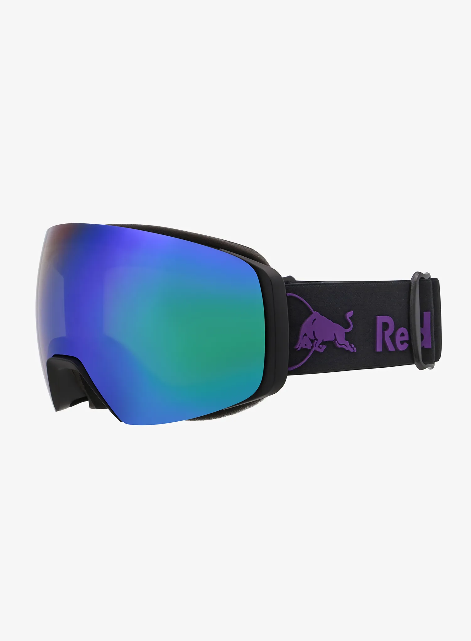 Lyžiarske okuliare Red Bull Spect Jon - black/brown with green mirror