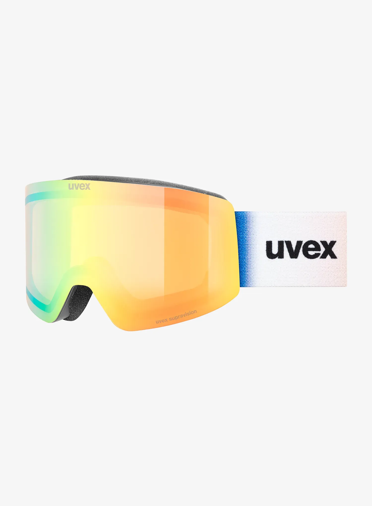 Lyžiarske okuliare Uvex Provoqe FM - black matt/yellow green S1