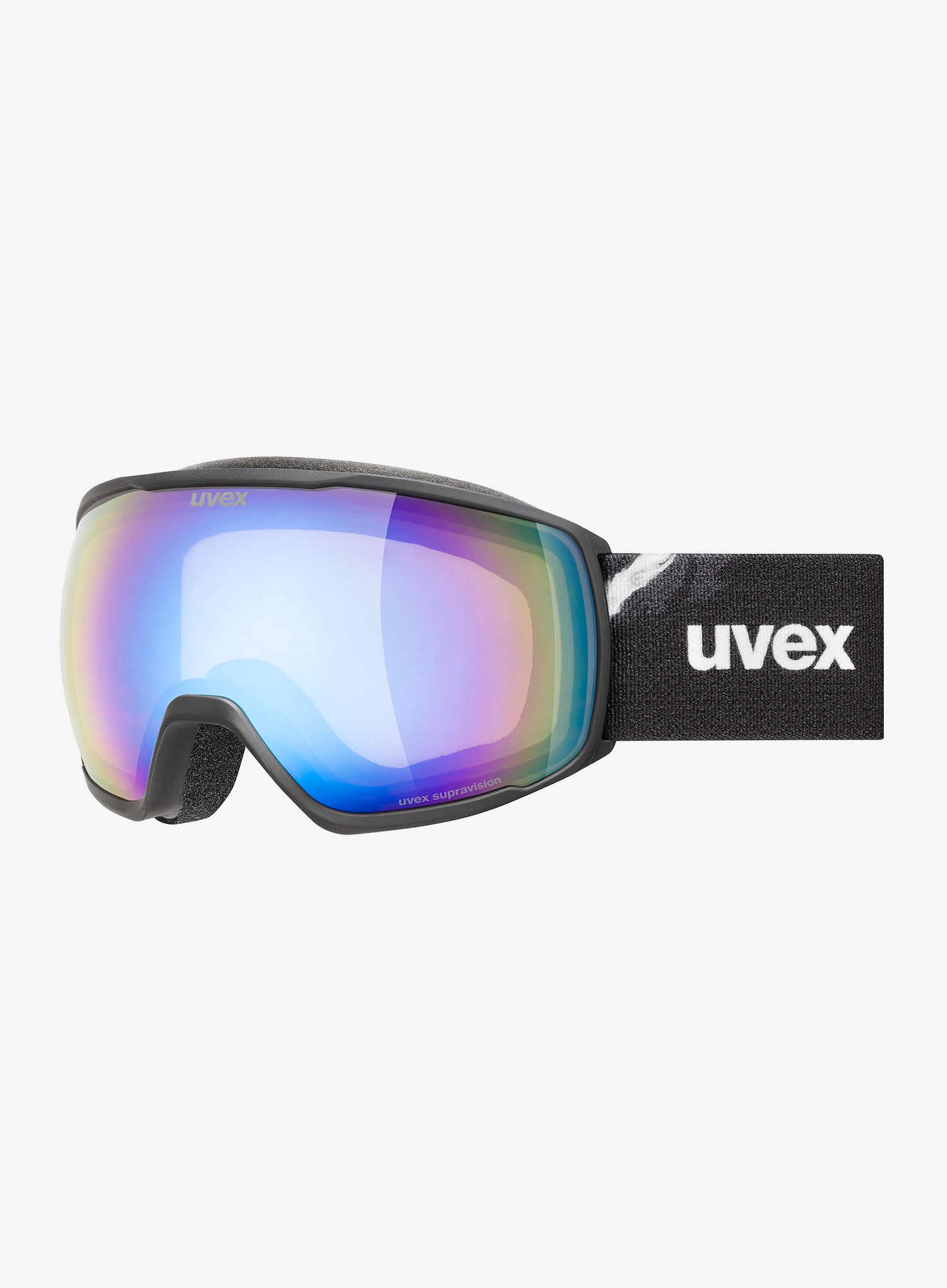Lyžiarske okuliare Uvex Victorious FM - black matt/blue green S2