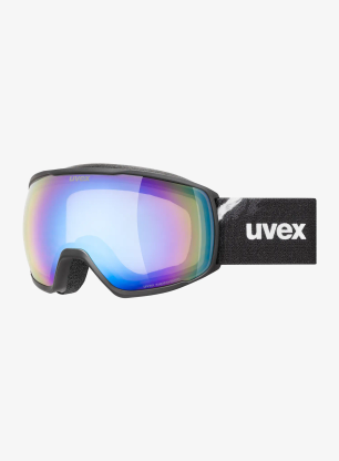 Lyžiarske okuliare Uvex Victorious FM - black matt/ruby green S2