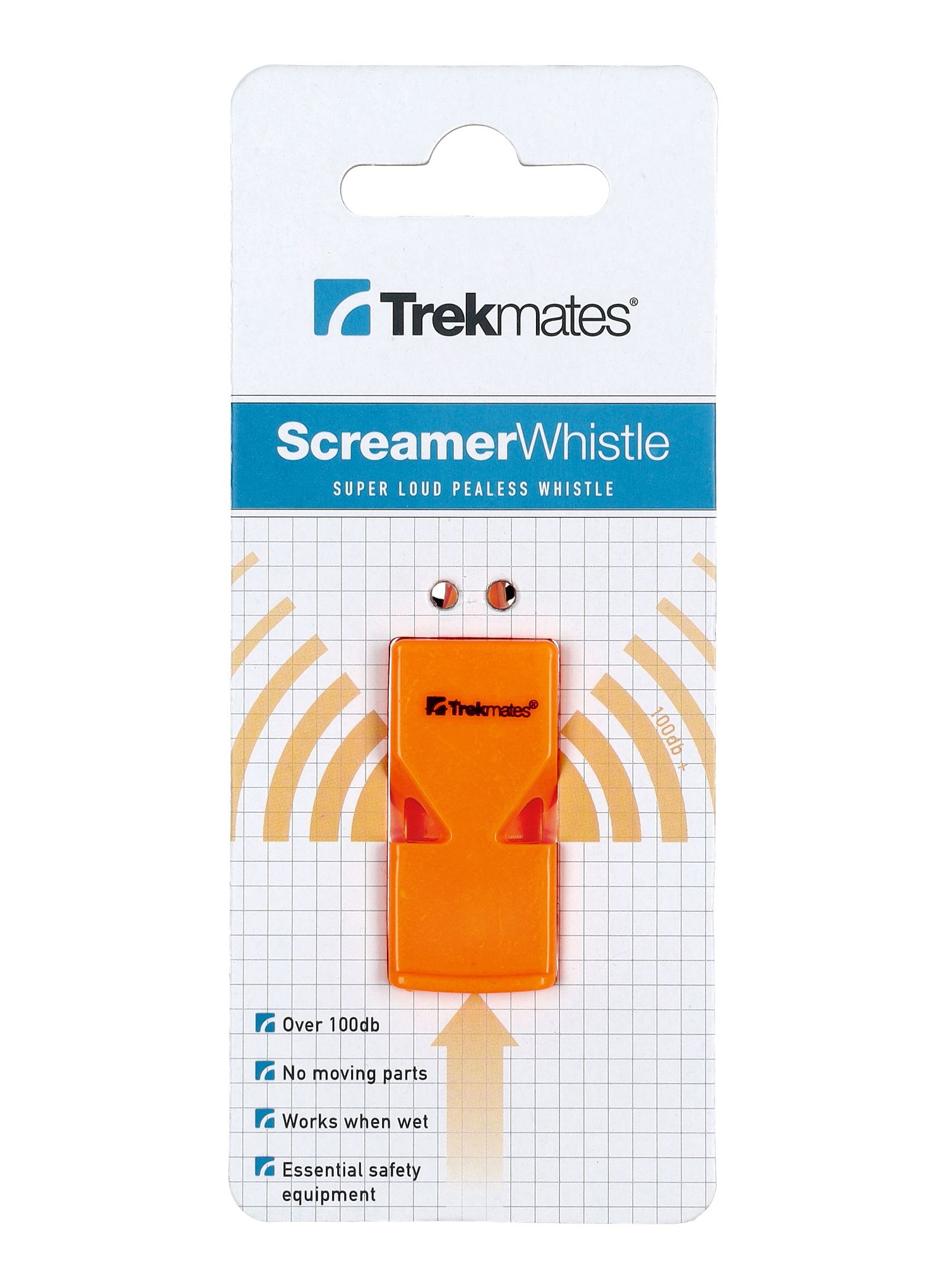 Píšťalka Trekmates Screamer Whistle - orange