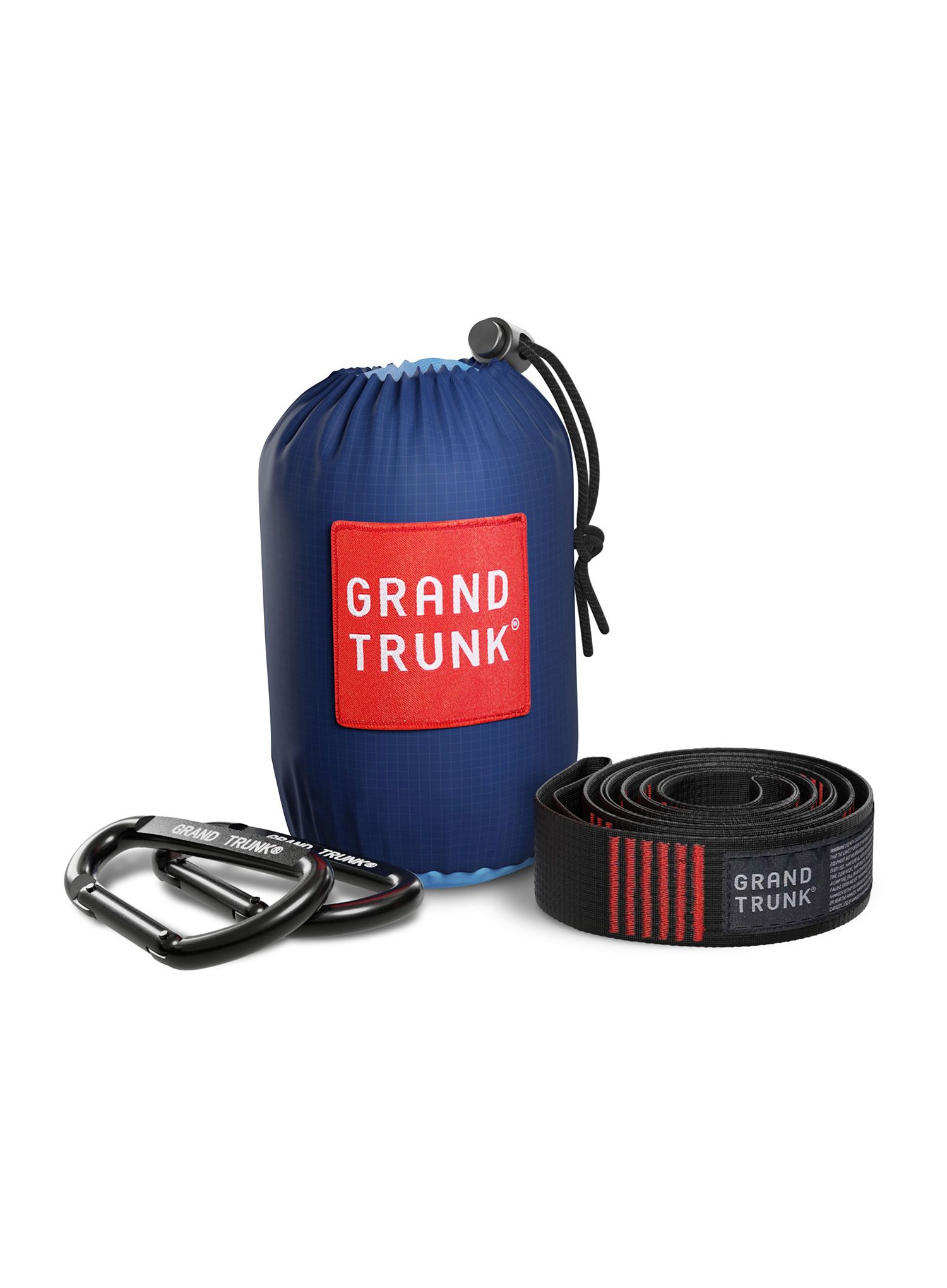 Hojdacia sieť Grand Trunk Double Deluxe Parachute Nylon with Straps - navy/lt.blue