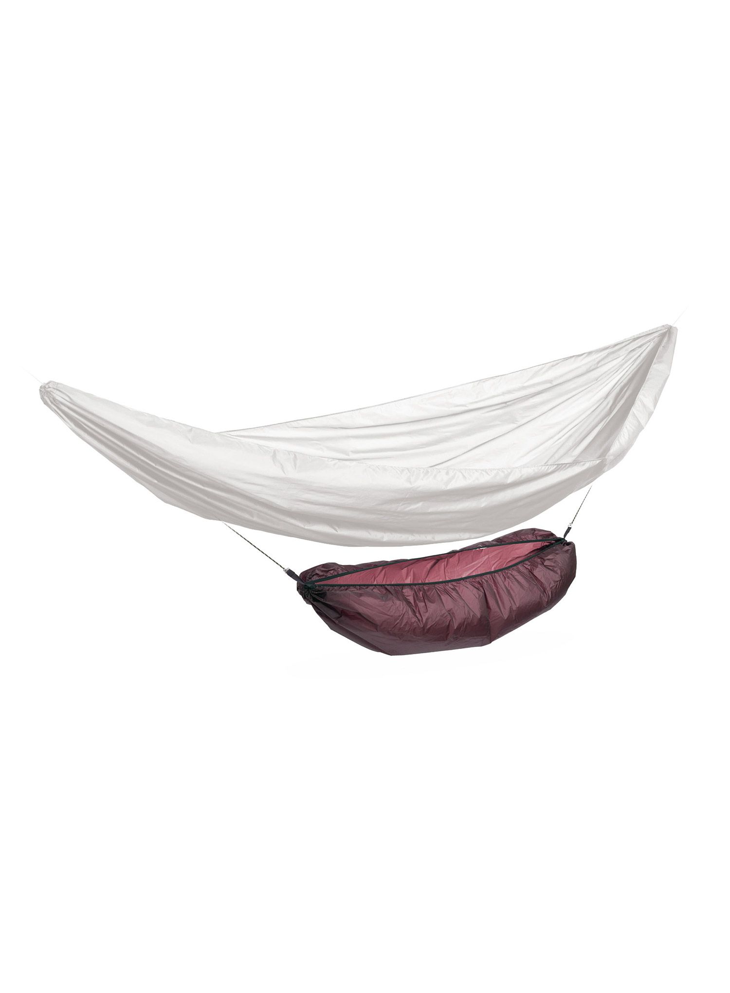 Závesný úložný systém pre hamaku Lesovik Huba Gear Shelf - burgundy ron