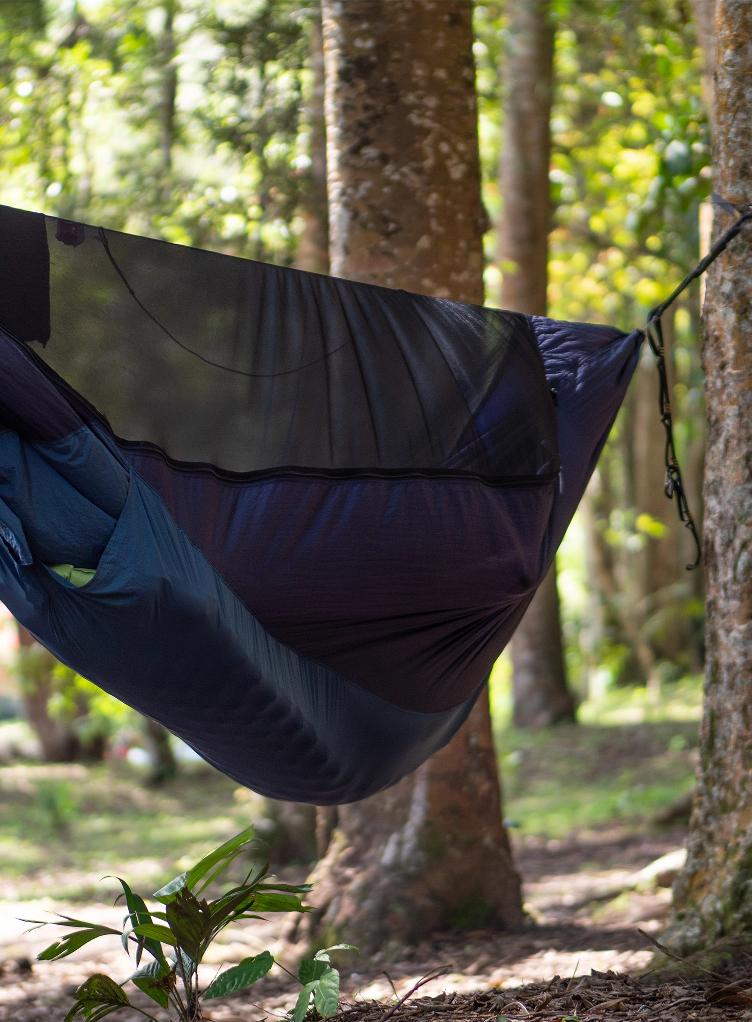Hojdacia sieť Ticket To The Moon ProMat Hammock - navy blue