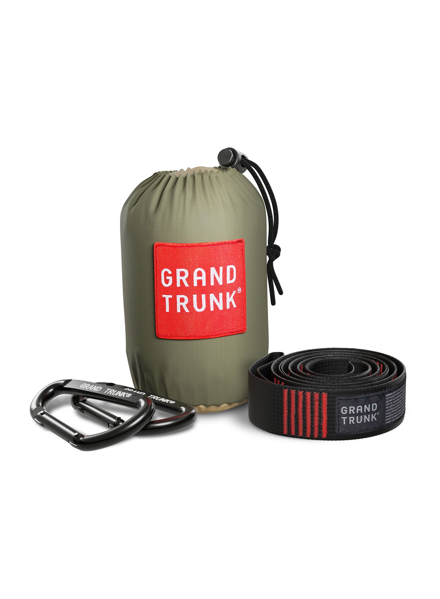 Hojdacia sieť Grand Trunk Double Deluxe Parachute Nylon with Straps - olive/khahi