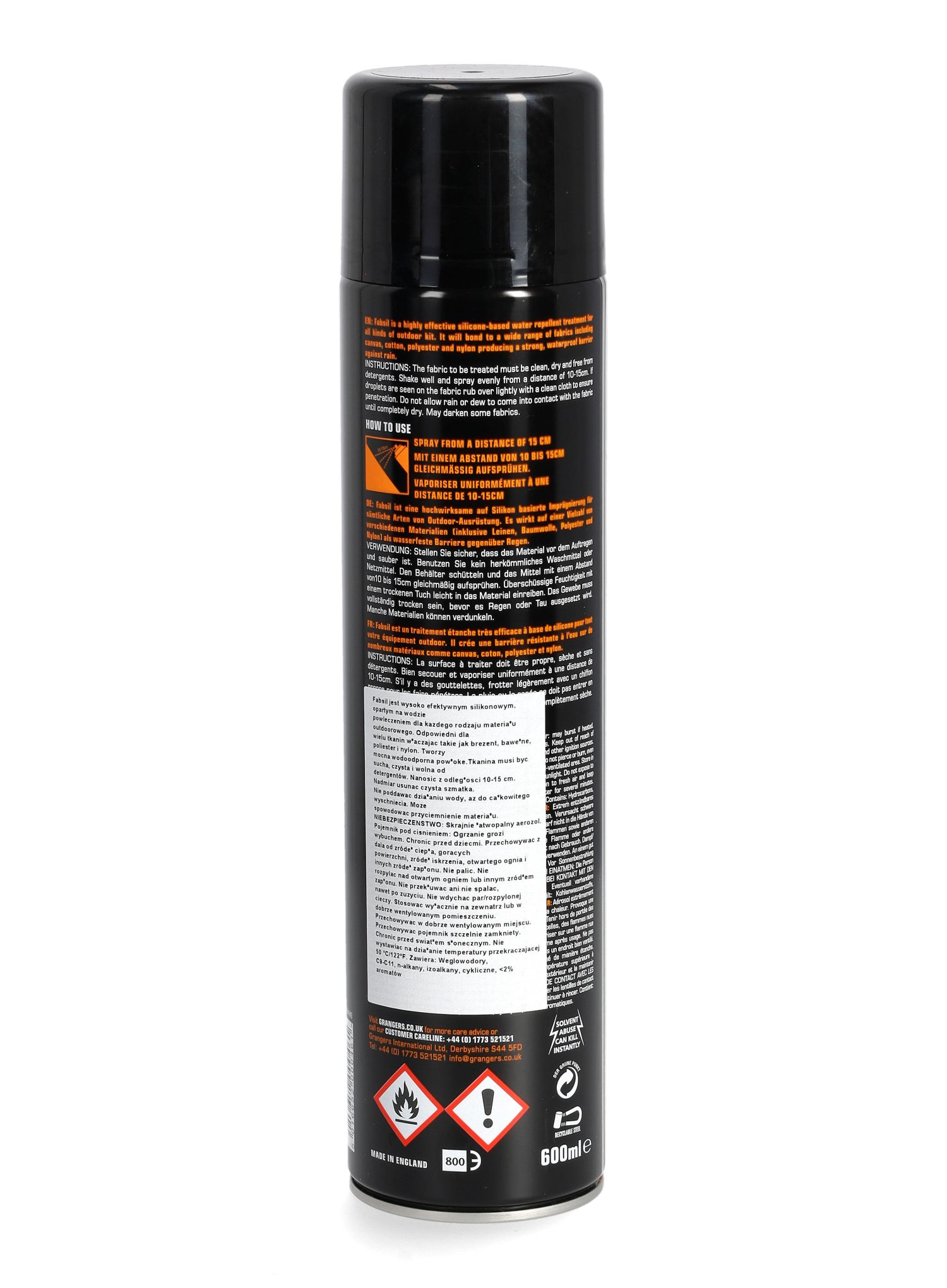 Impregnácia stanu Grangers Fabsil Universal Protector 600 ml