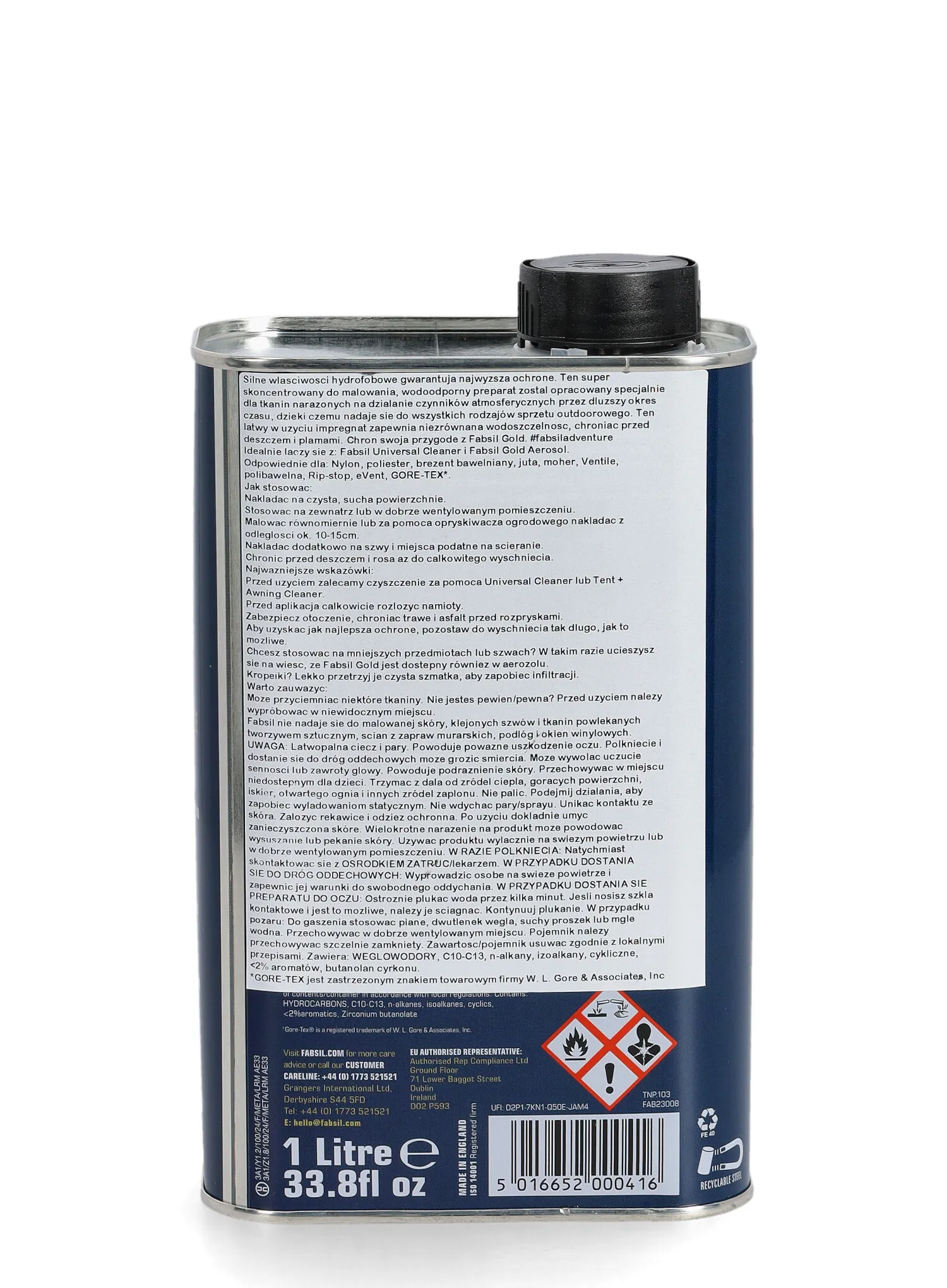 Impregnácia stanu Grangers Fabsil Universal Protector Gold 1000 ml