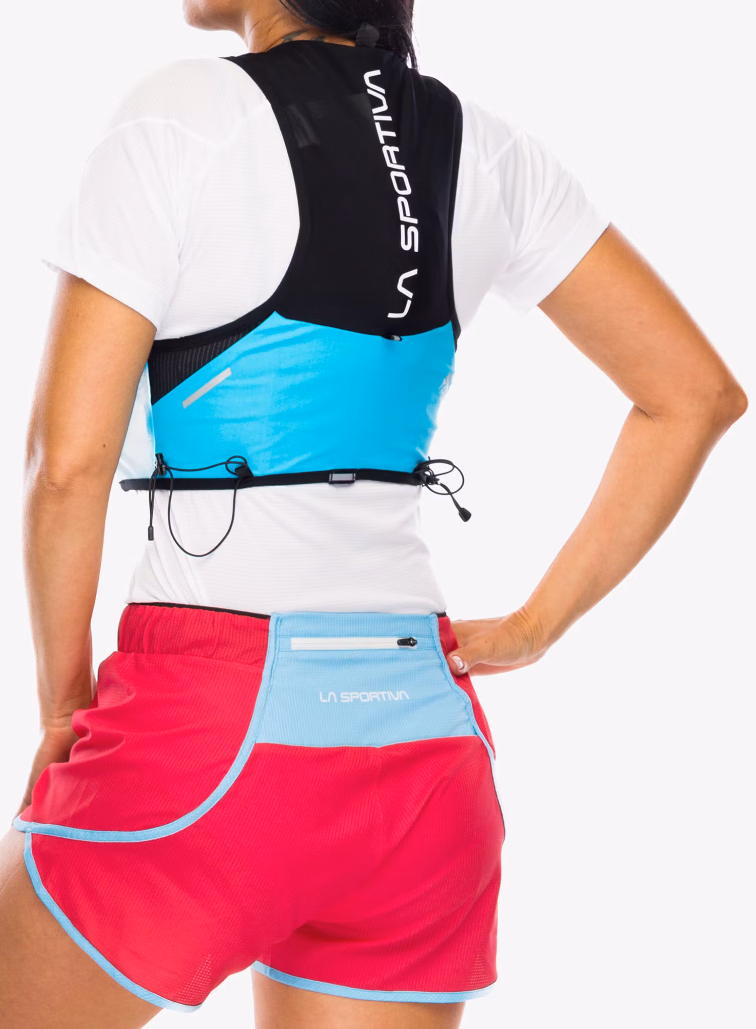Bežecká vesta La Sportiva Trail Vest 5L  - malibu blue/hibiscus