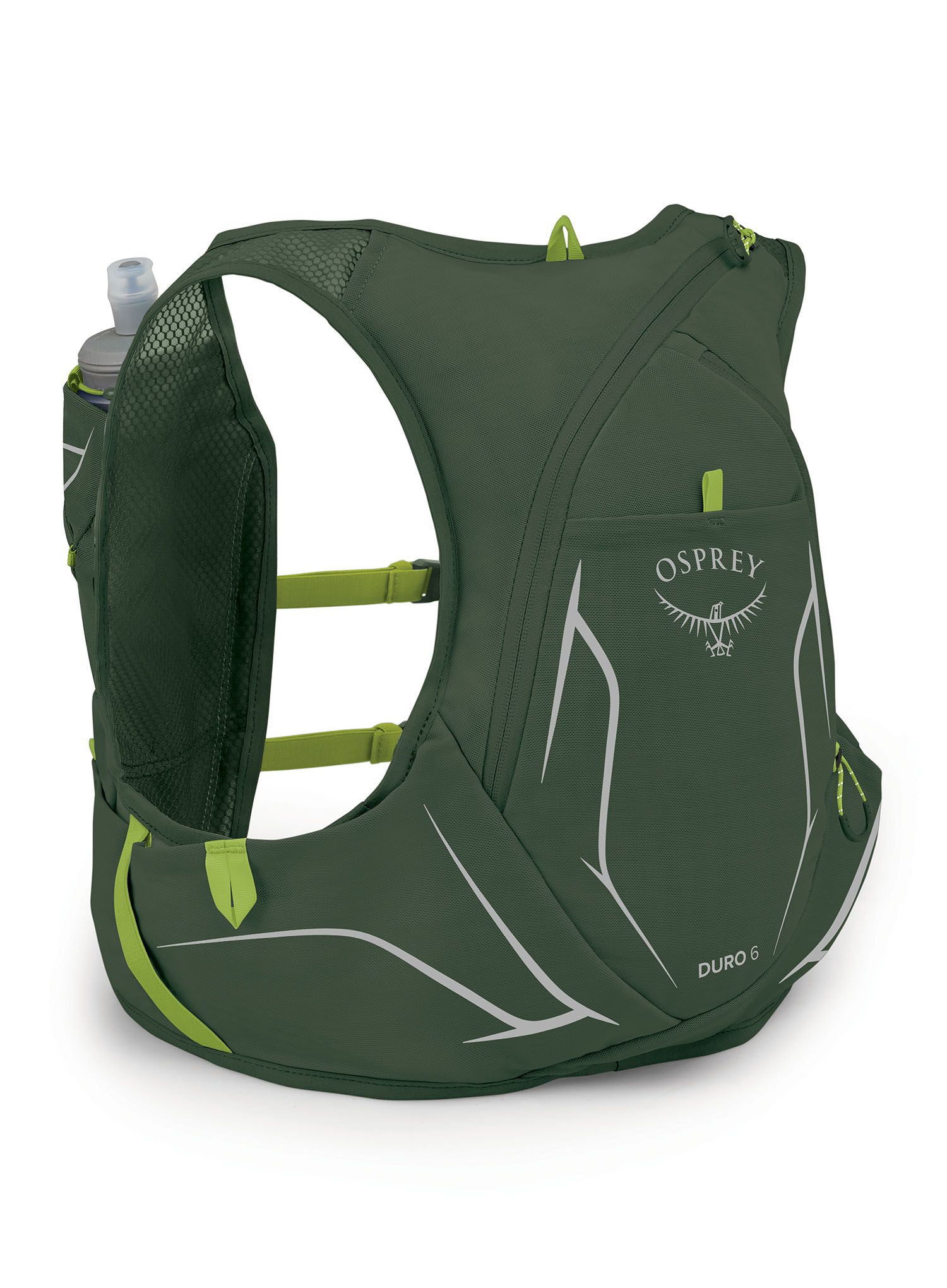 Bežecká vesta Osprey Duro 6 - seaweed green/limon