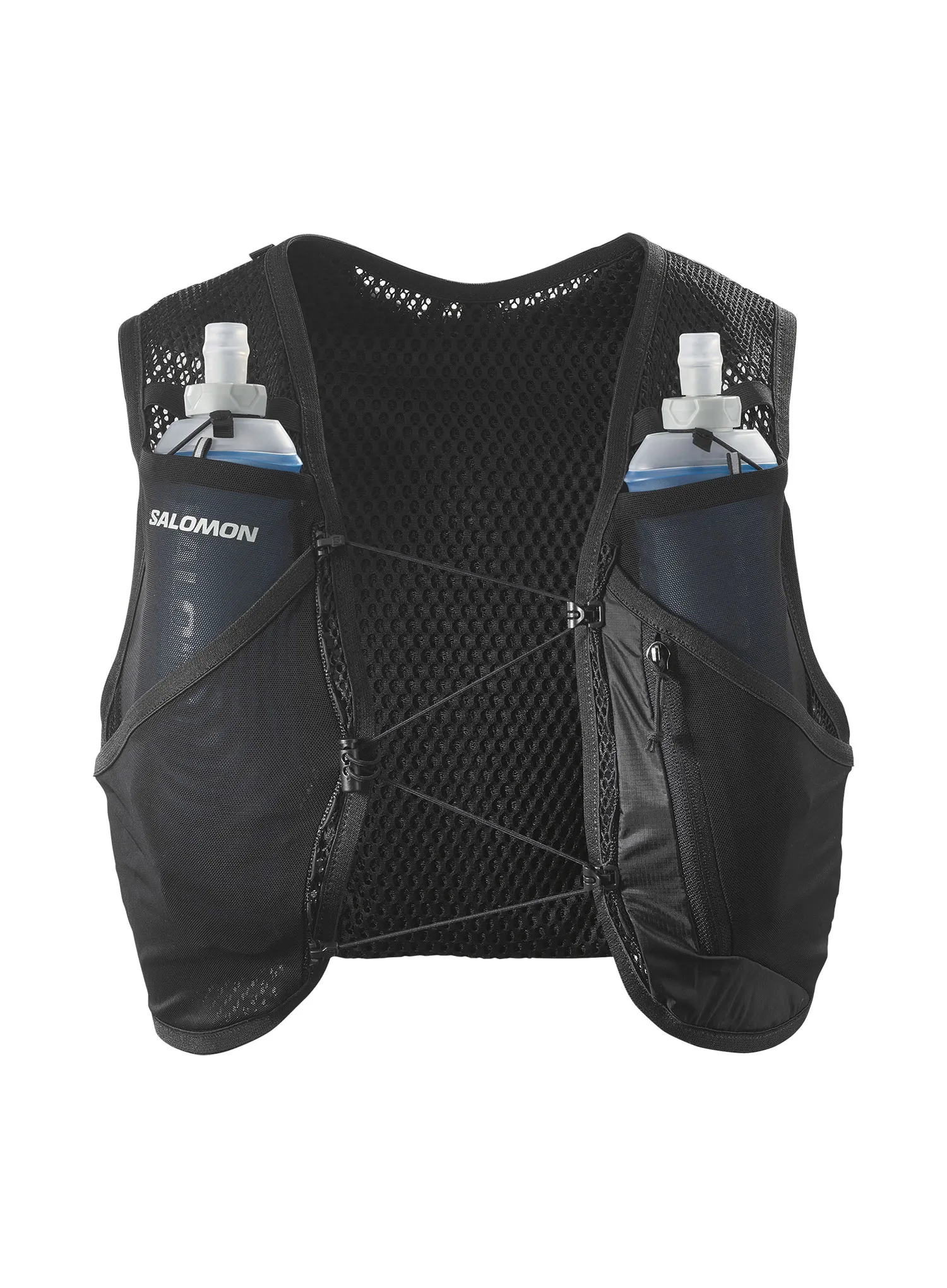 Bežecká vesta Salomon Active Skin 4 Set - black/metal
