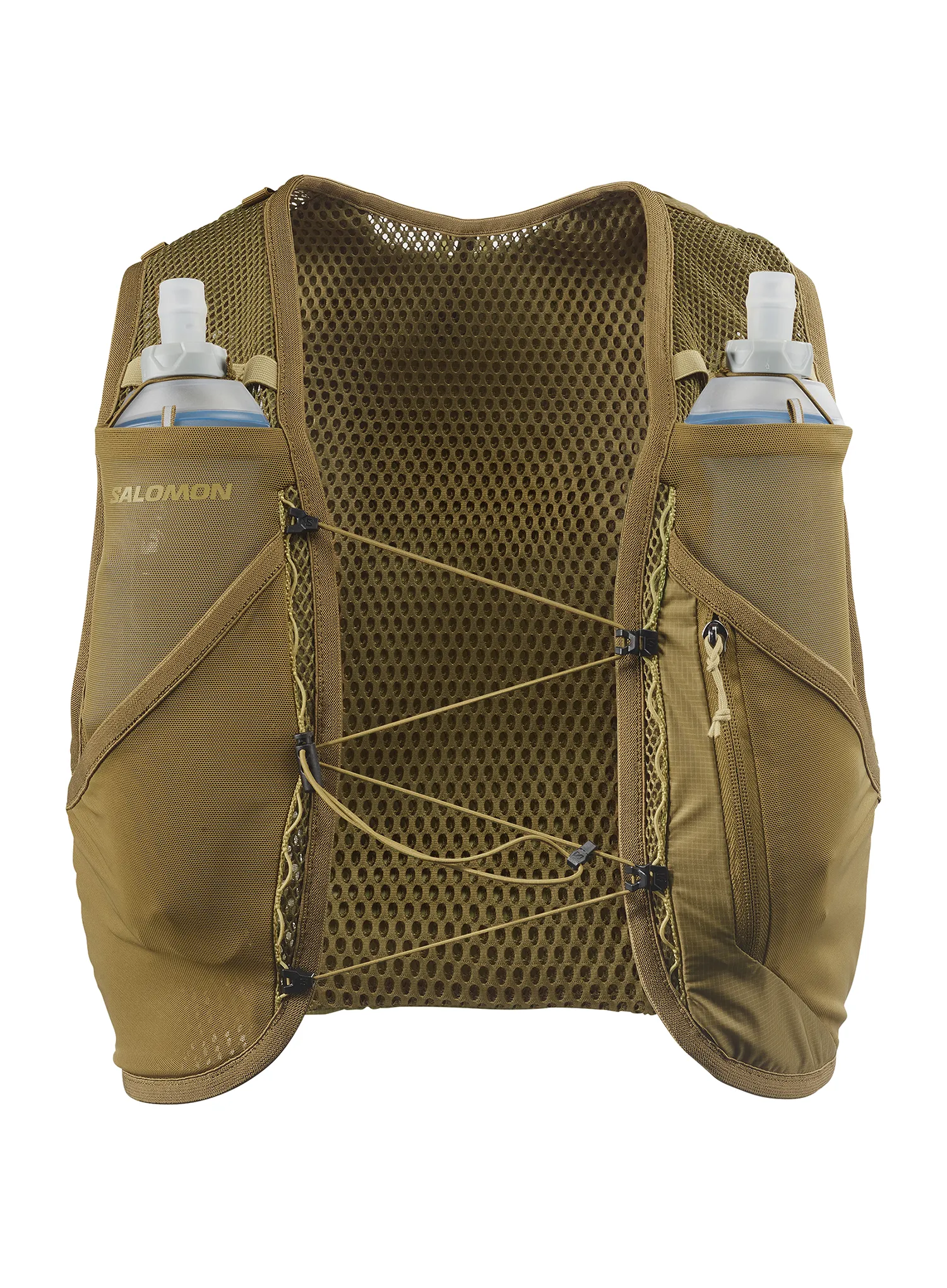 Bežecká vesta Salomon Active Skin 4 Set - brilliant olive/willow