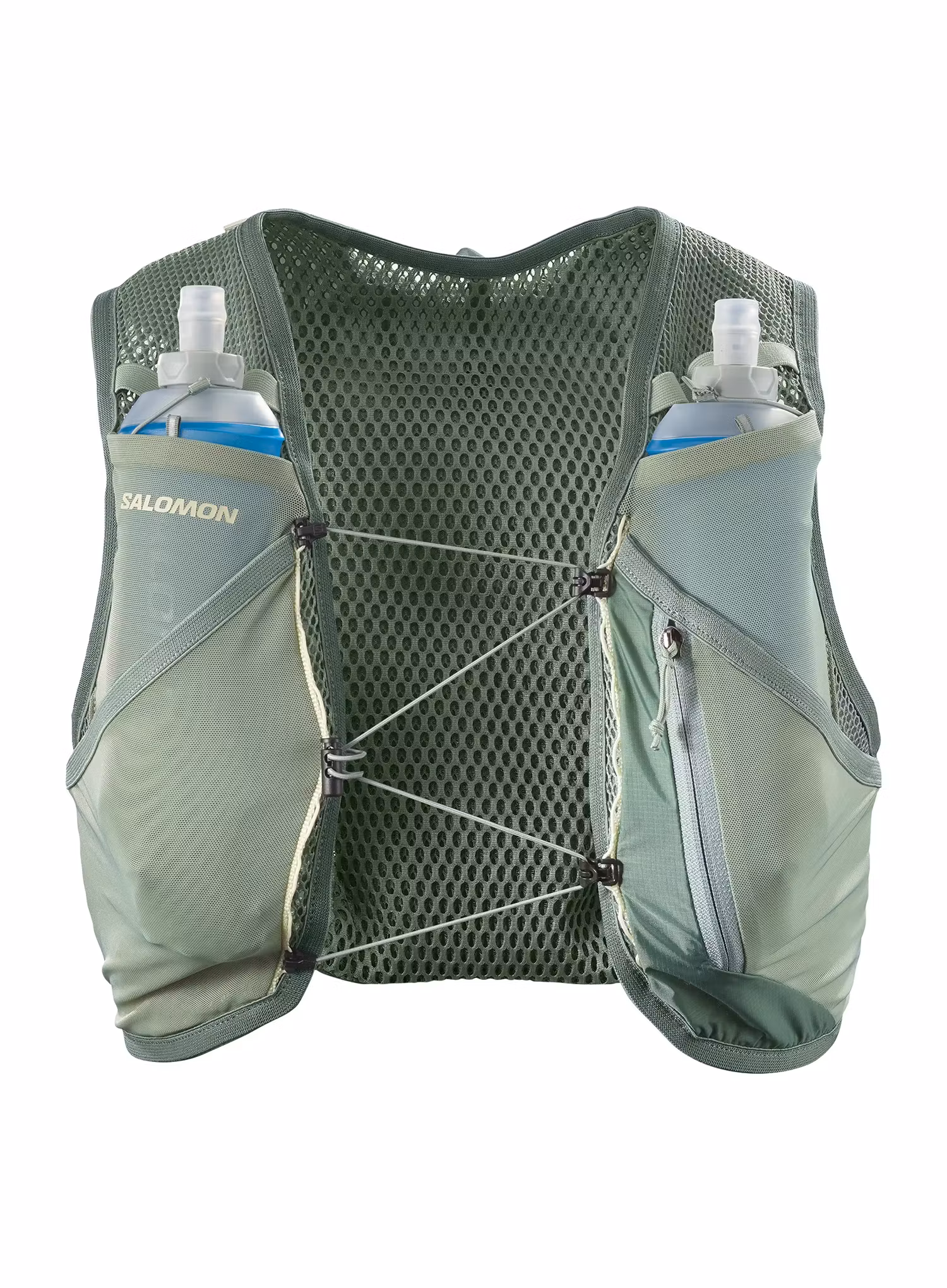 Bežecká vesta Salomon Active Skin 4 Set - laurel wreath/lily pad