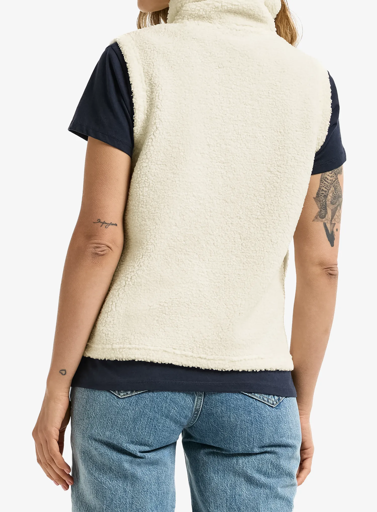 Dámska vesta Didriksons Kiana Vest - white foam