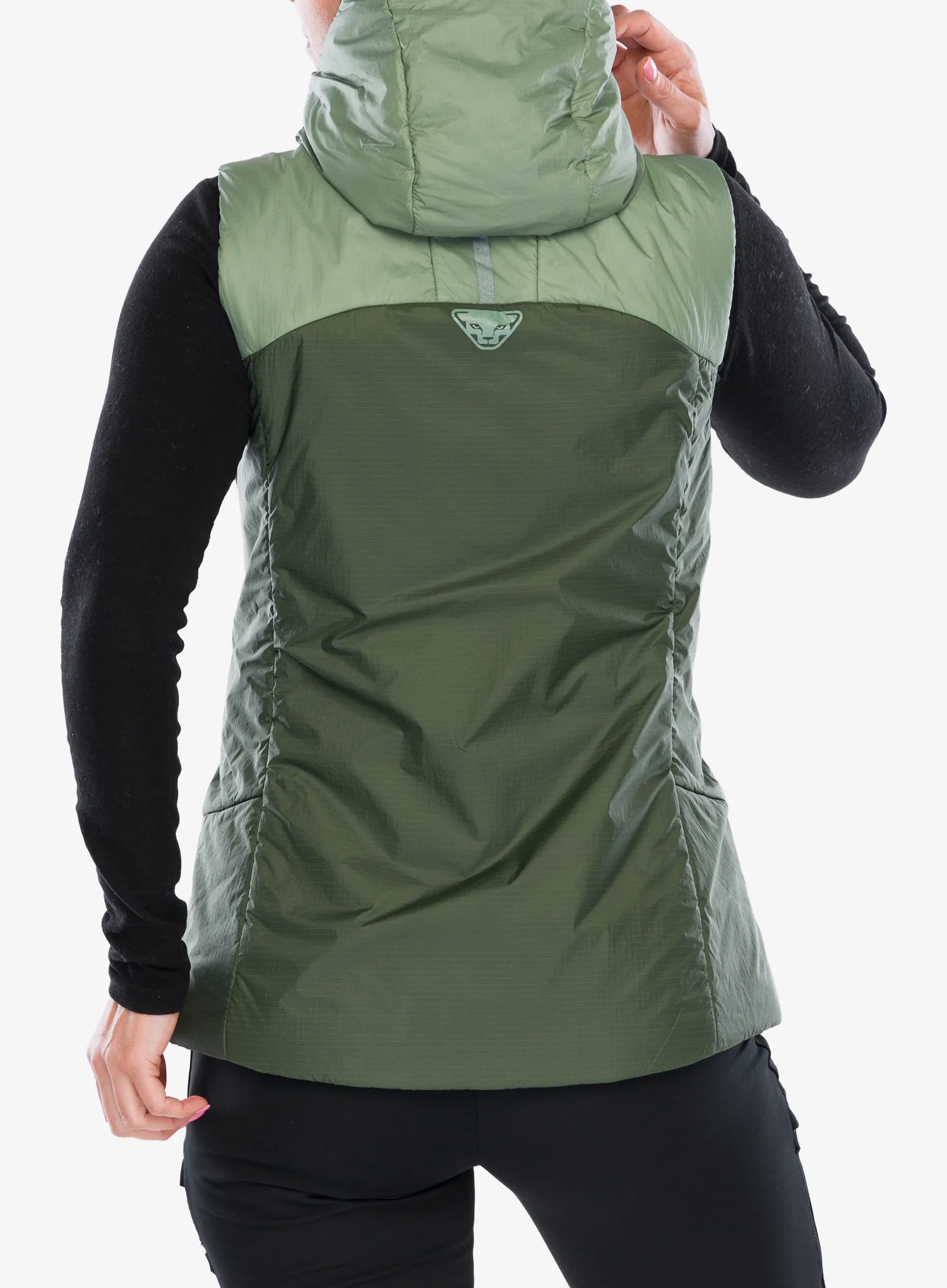 Dámska vesta Dynafit Radical Prl Hooded Vest - sage