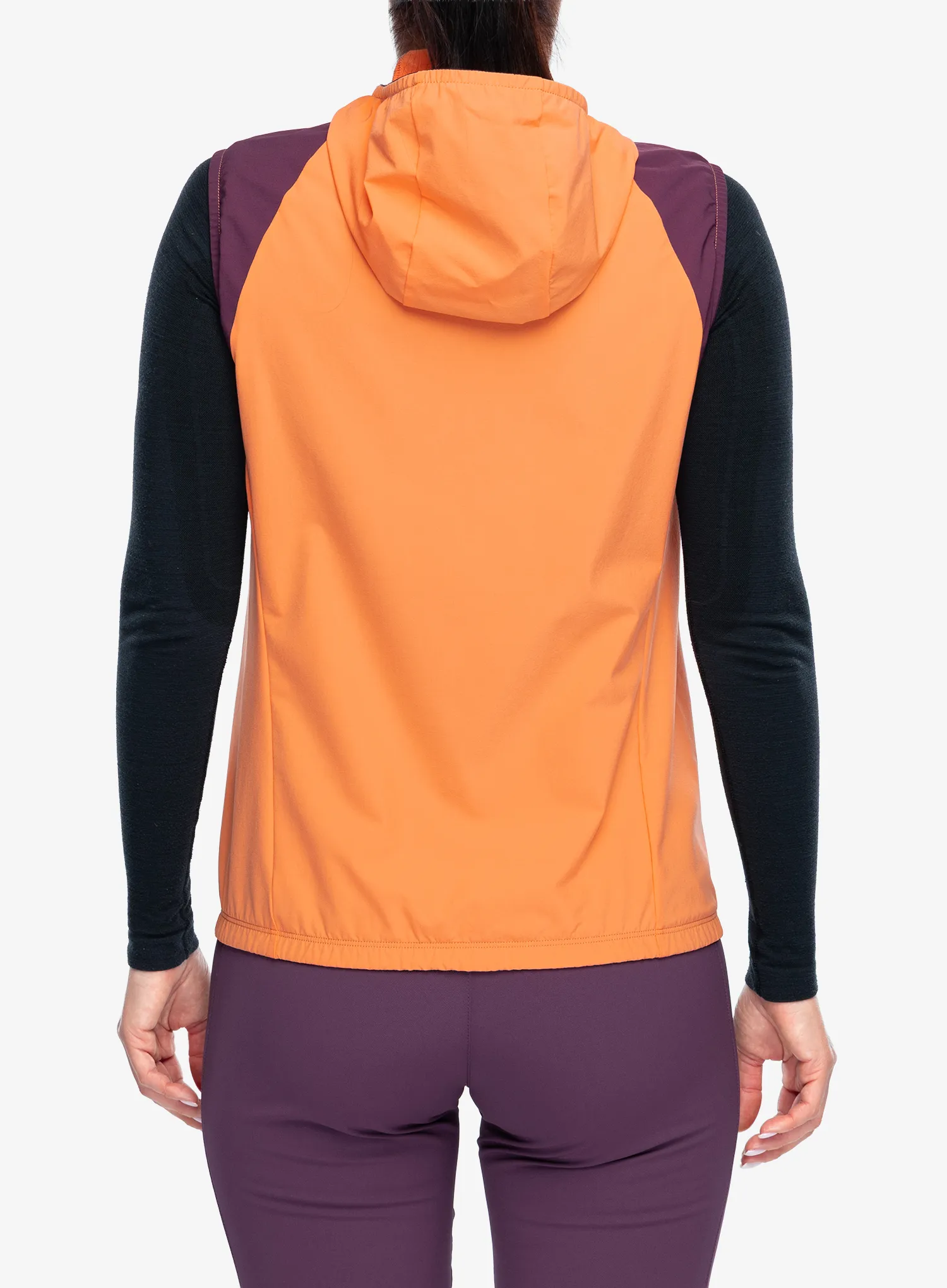 Dámska vesta Montura Rise Hooded Vest - melon/wine red