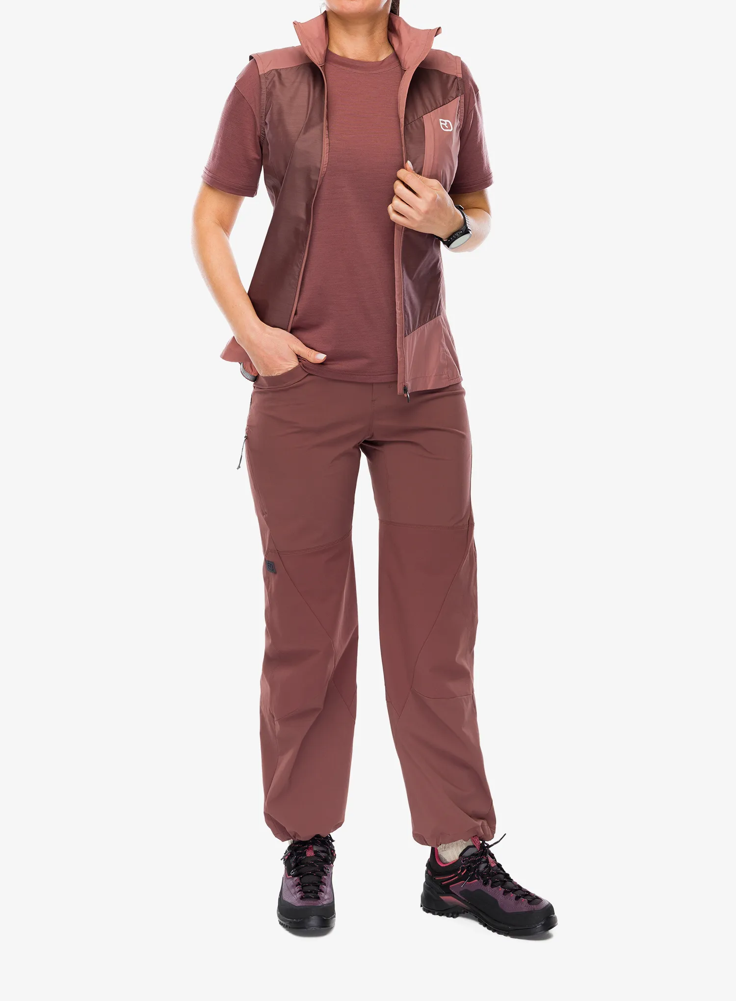 Dámska vesta Ortovox Trace Windbreaker Vest - chestnut
