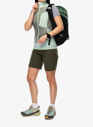 Dámska vesta Ortovox Trace Windbreaker Vest - green sage