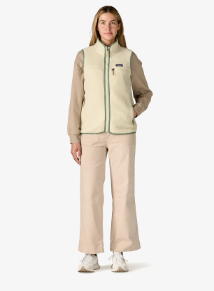 Dámska vesta Patagonia Retro Pile Vest - natural/ellwood green