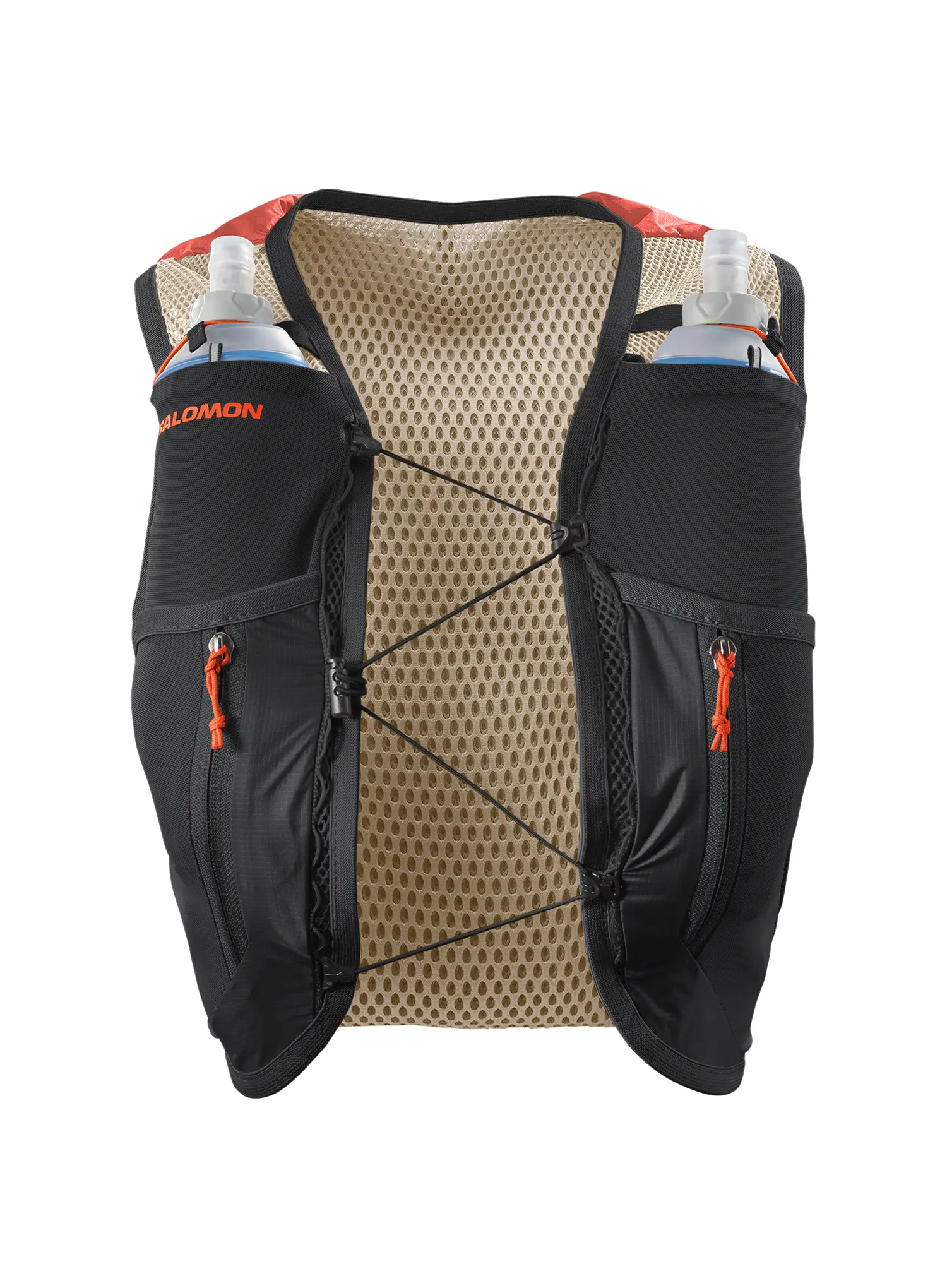 Bežecká vesta dámska Salomon Active Skin 12 Set - emerglow/black
