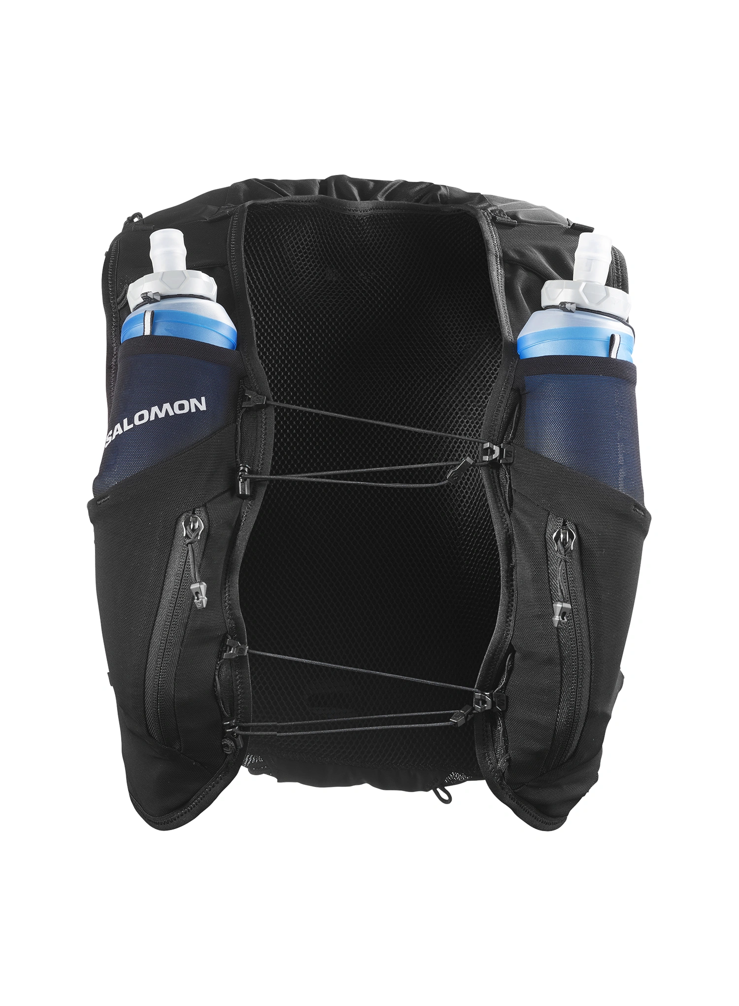 Bežecká vesta dámska Salomon Adv Skin 12 Set - black/asphalt