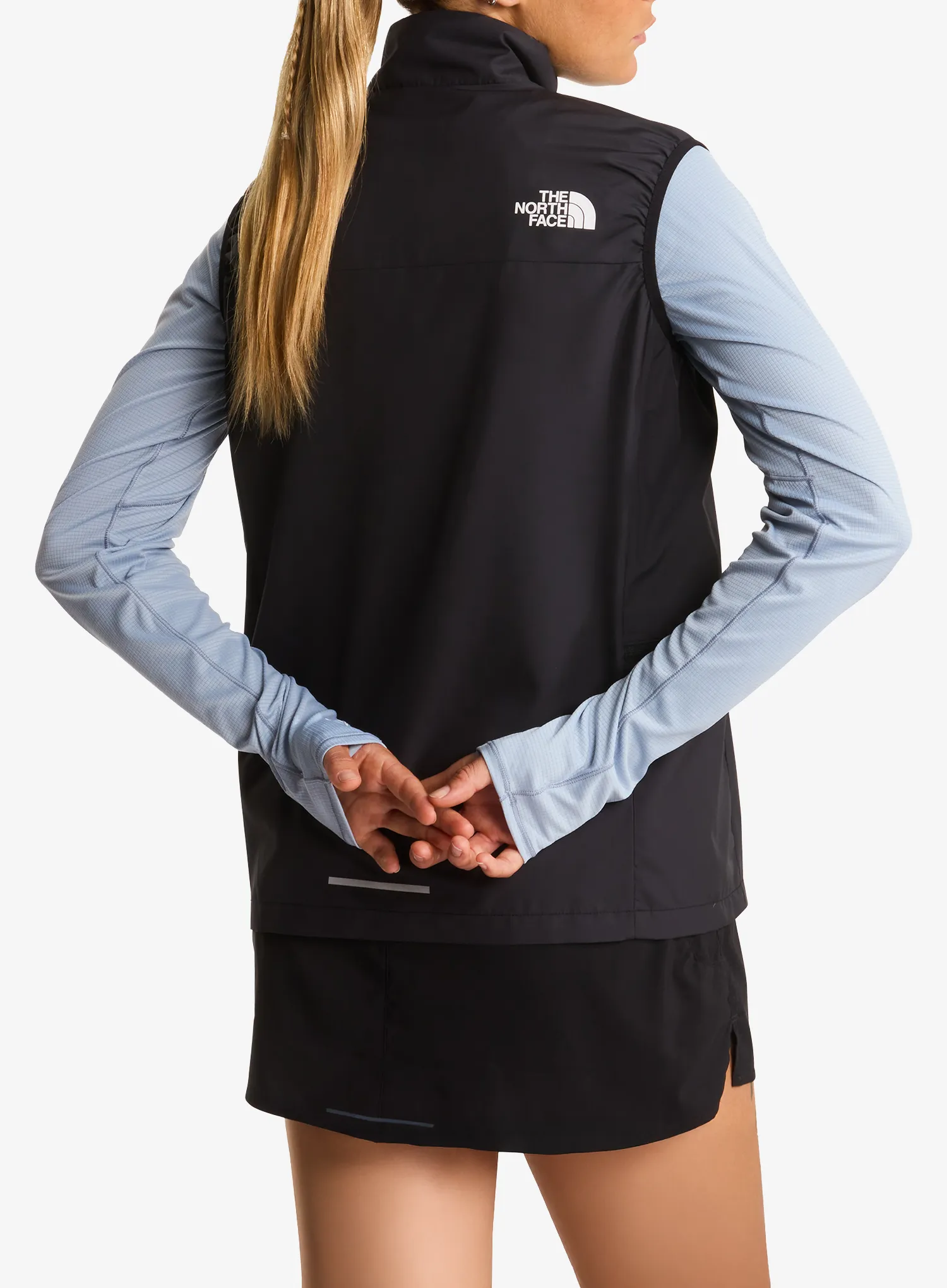 Bežecká vesta dámska The North Face Fontanales Wind Vest - tnf black