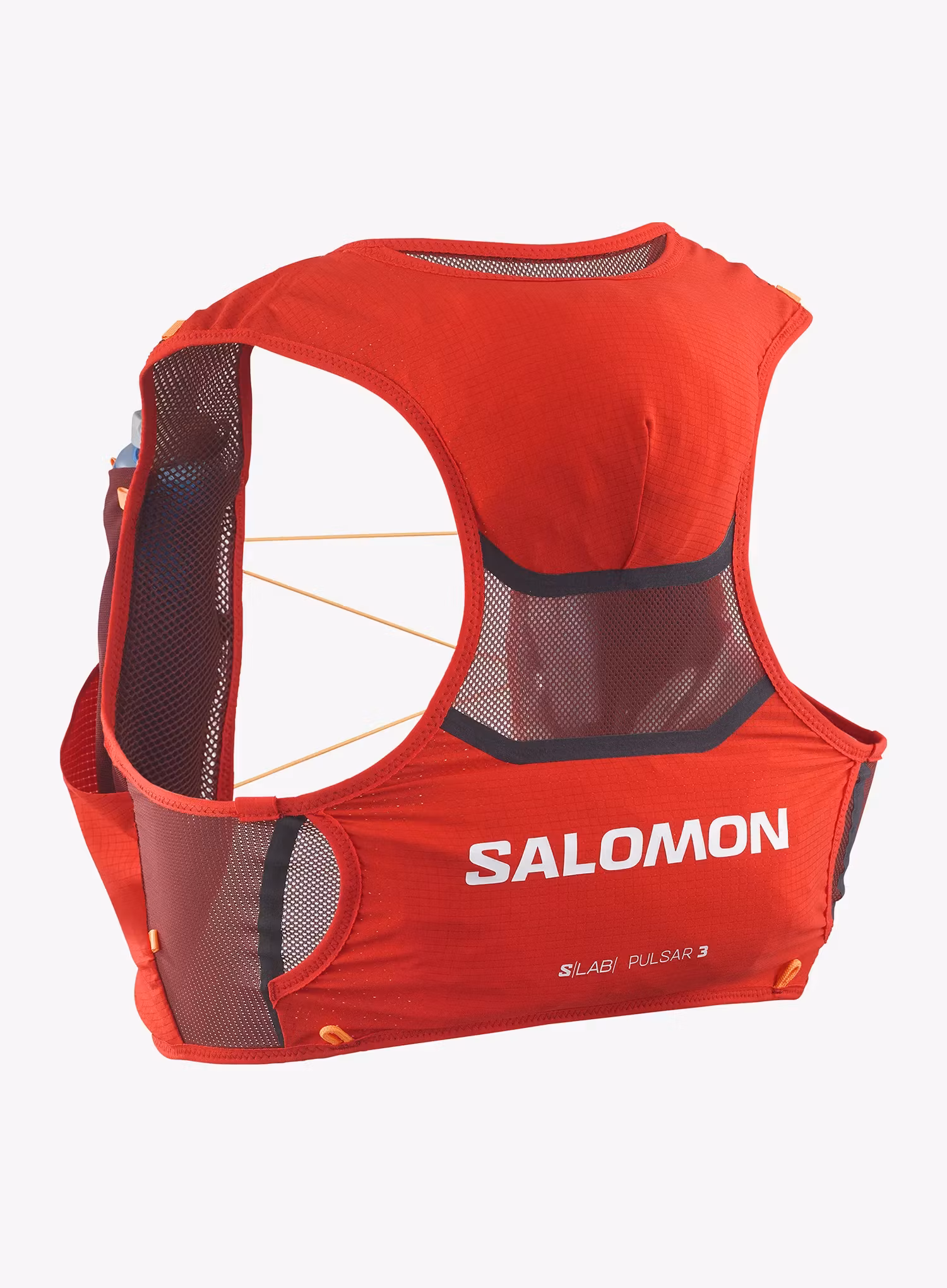 Bežecká vesta Salomon S/Lab Pulsar 3 Set - fiery red/andorra/orange