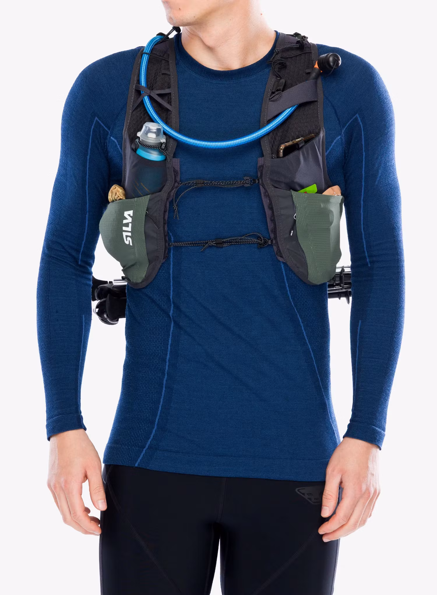 Bežecká vesta Silva Strive 5 Vest - green