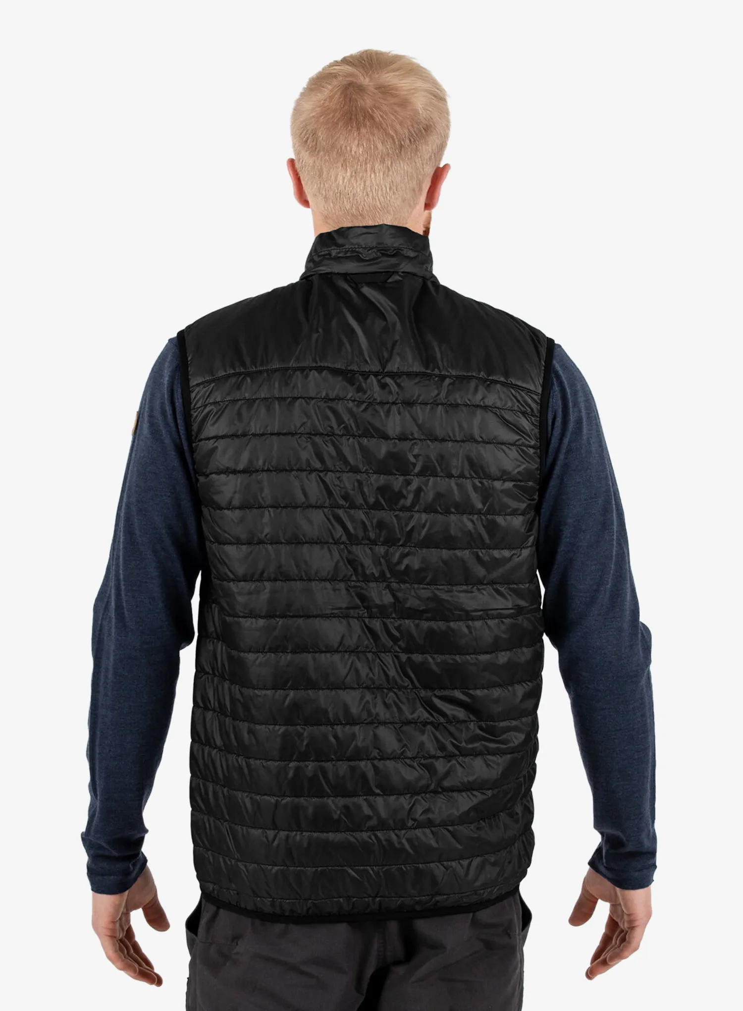 Pánska vesta Fjallraven Abisko Padded Vest - black