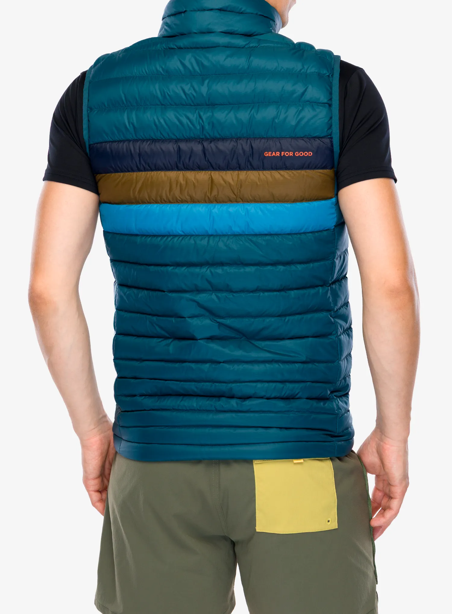 Páperová vesta Cotopaxi Fuego Down Vest - abyss stripes