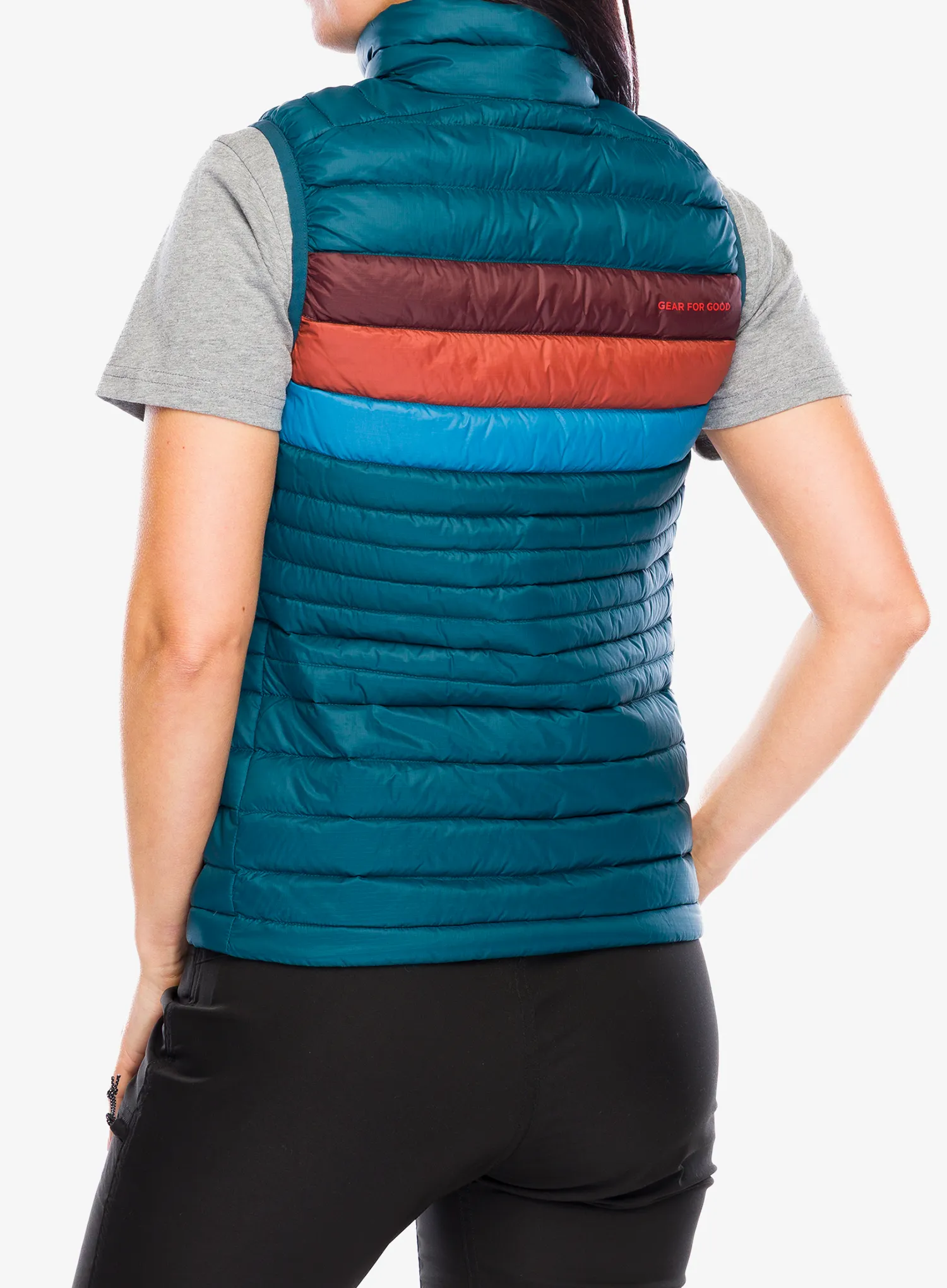 Páperová vesta dámska Cotopaxi Fuego Down Vest - abyss stripes