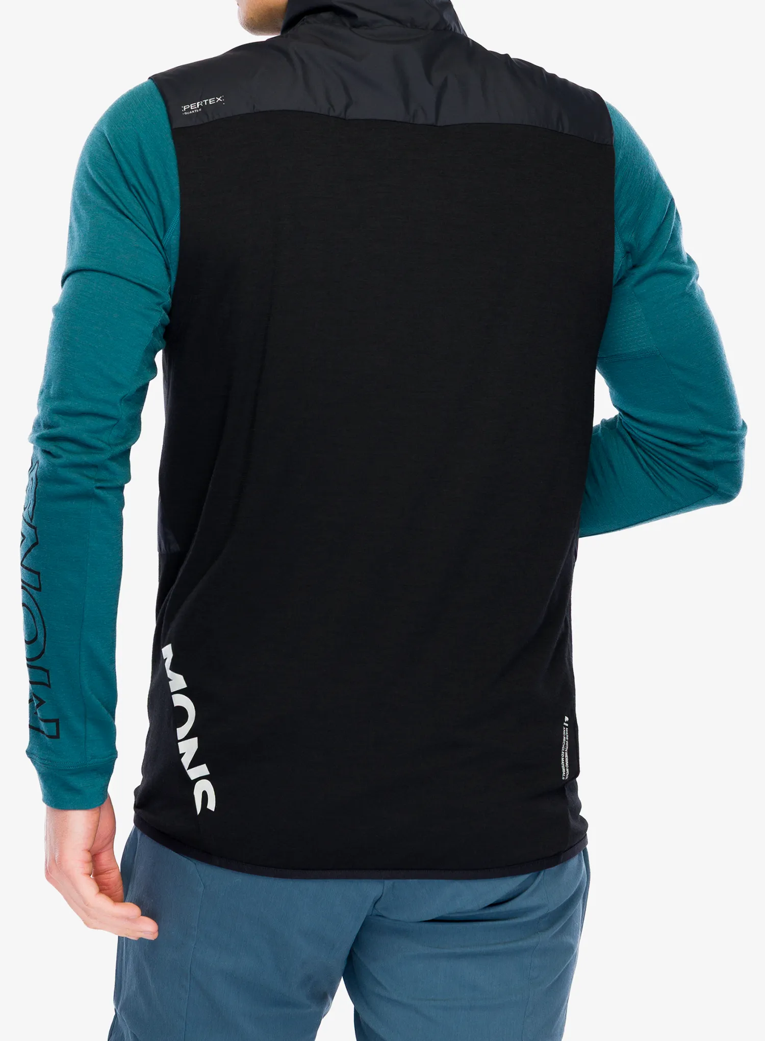 Cyklistická vesta Mons Royale Diversion Merino Wind Vest - black