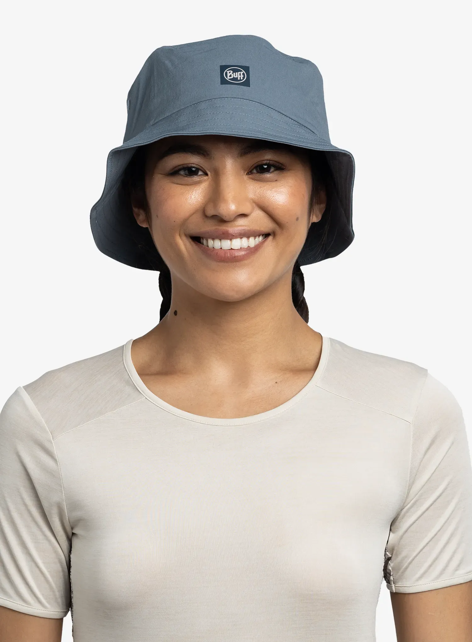 Klobúk Buff Adventure Bucket Hat - solid stone blue