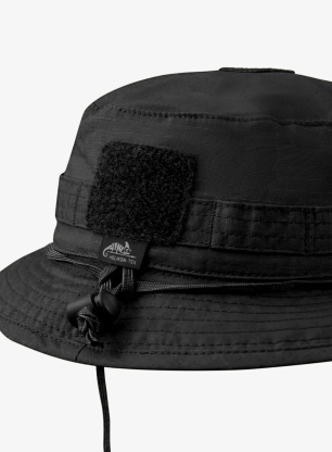 Klobúk Helikon-Tex Boonie Mk2 - PolyCotton Stretch Ripstop - black