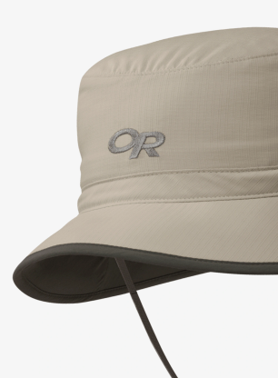 Klobúk Outdoor Research Sun Bucket - khaki/dark grey