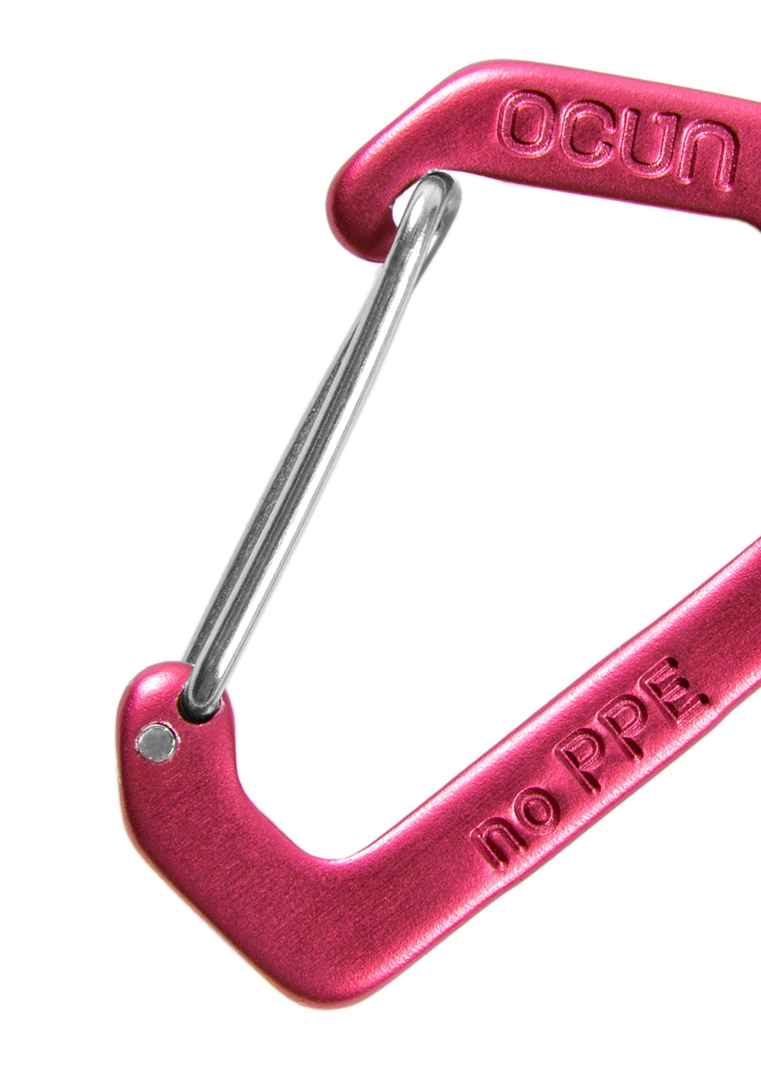 Karabínka na kľúče Ocun Mini Hex - red