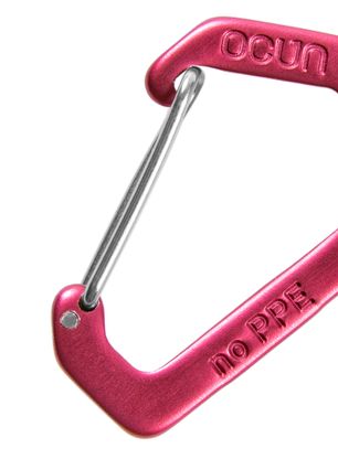 Karabínka na kľúče Ocun Mini Hex - red