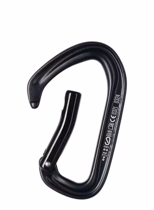 Karabína Black Diamond HotForge Bent Gate - black