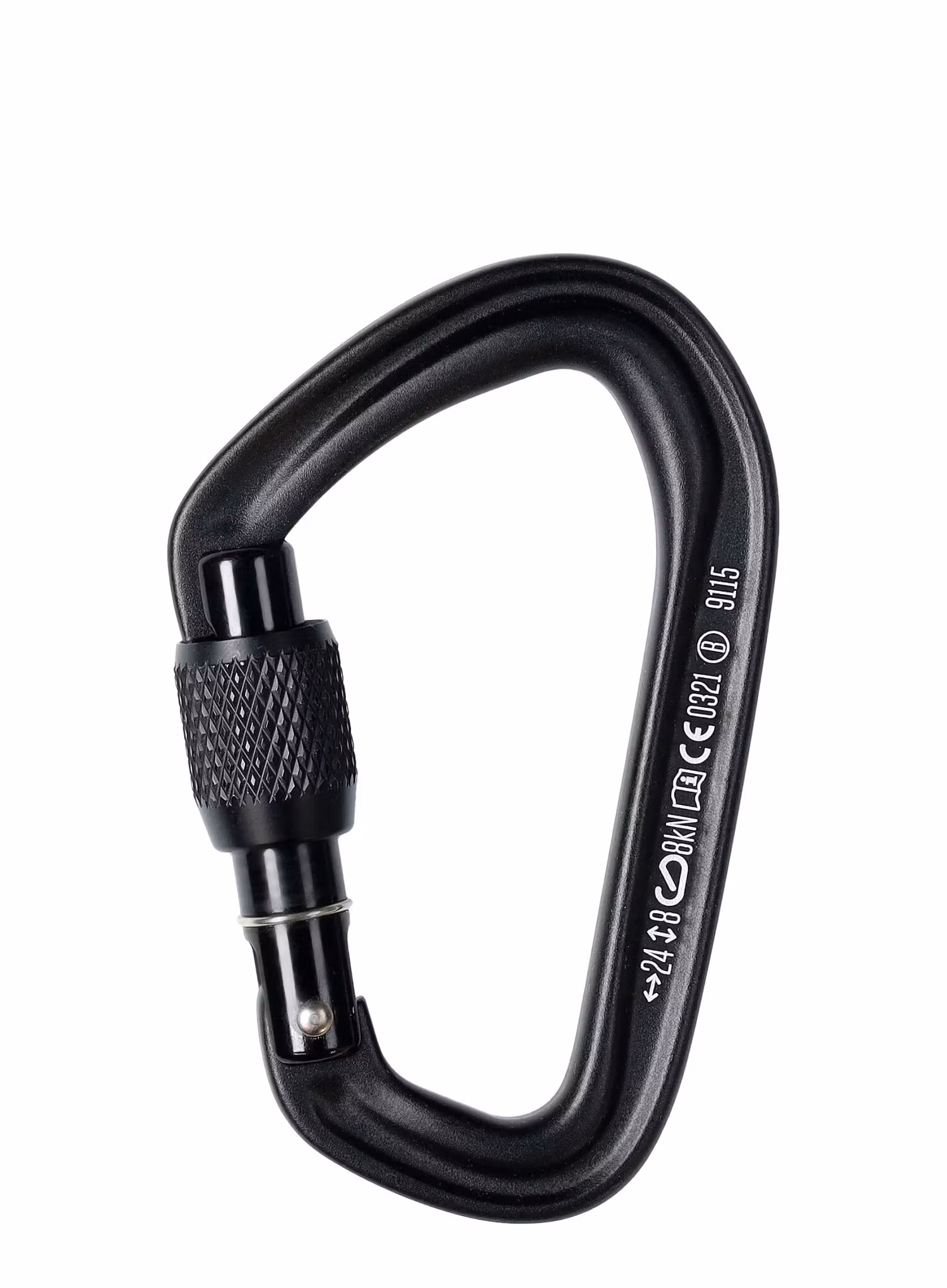 Karabína Black Diamond HotForge Screwgate - black