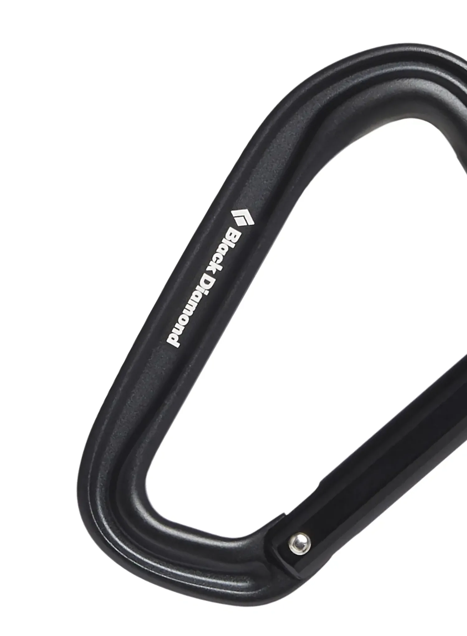 Karabína Black Diamond HotForge Straight Gate - black