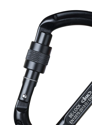 Karabína Beal Be Lock Screw - black