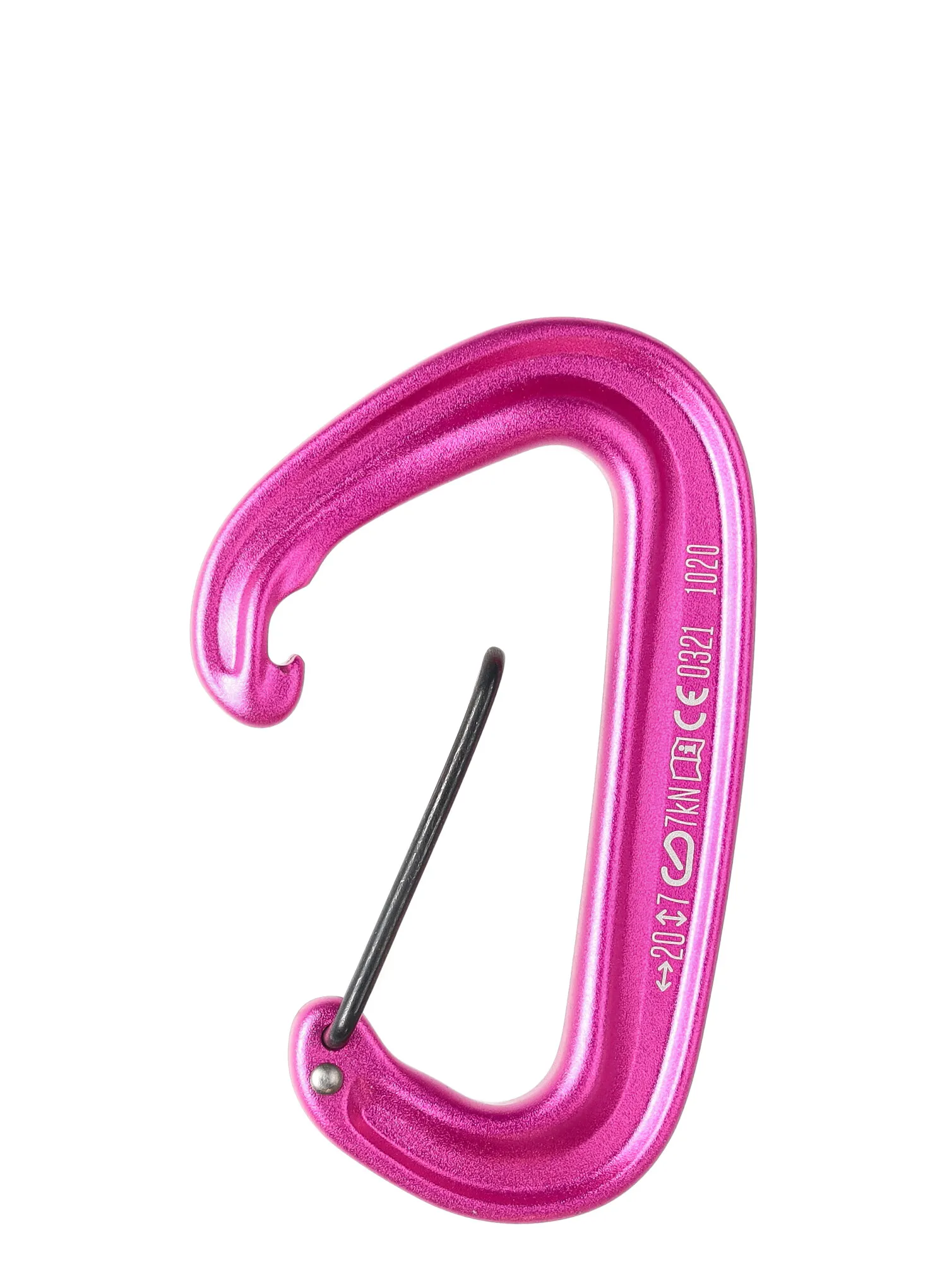 Karabína Black Diamond MiniWire - ultra pink