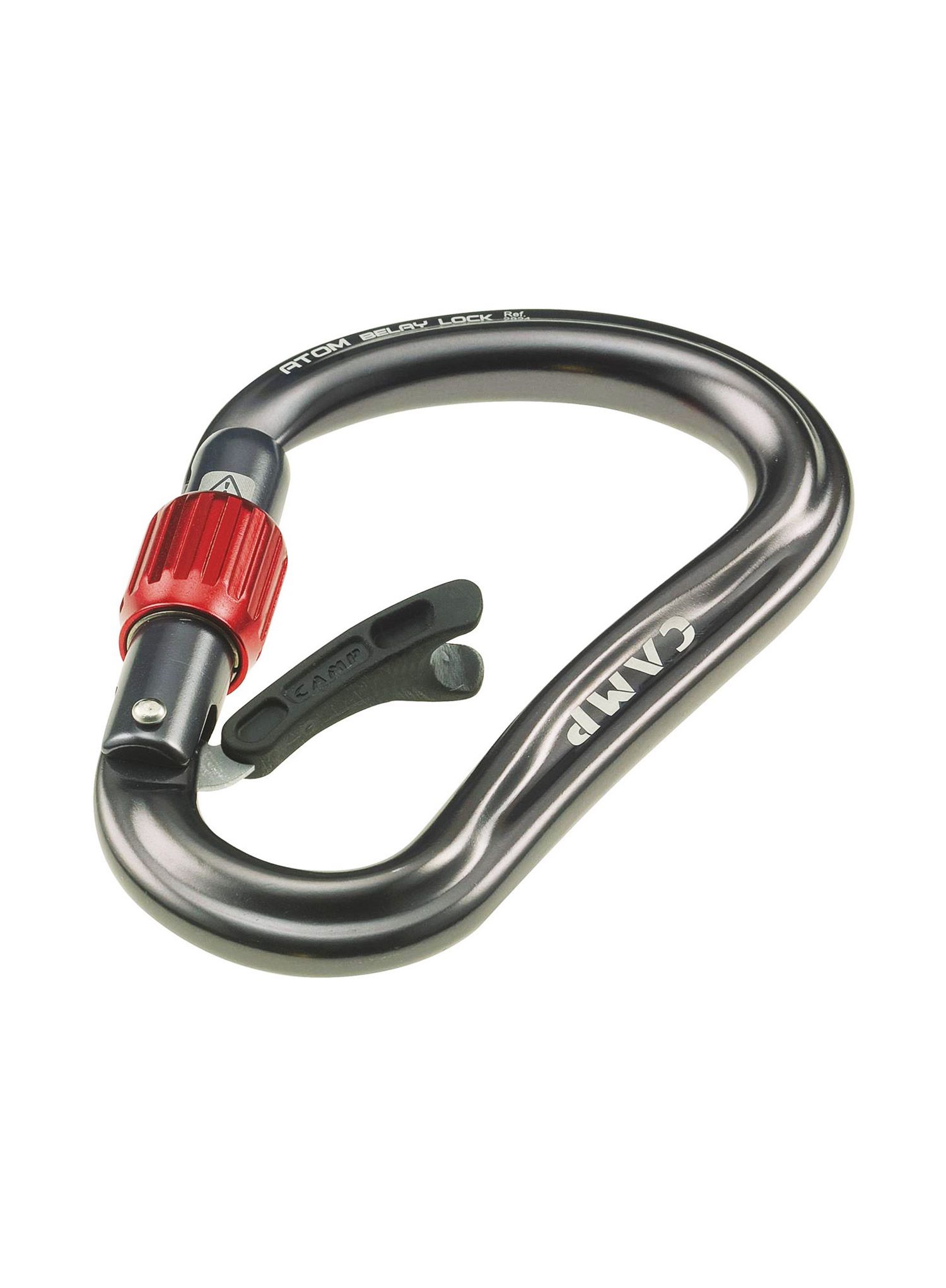 Karabína Camp Atom Belay Lock - gun metal