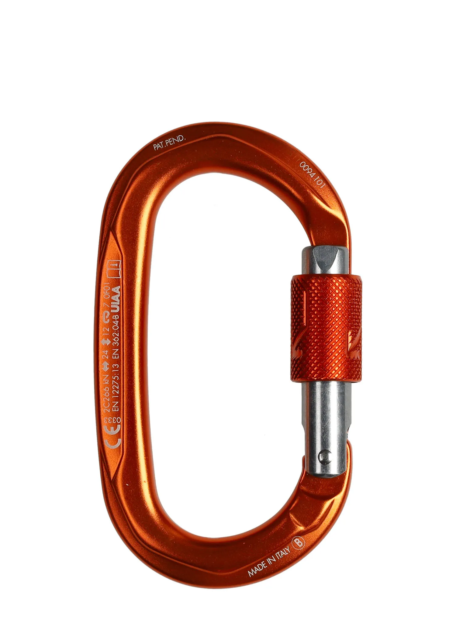Karabína SKYLOTEC Obx BG - titanium/orange/titan
