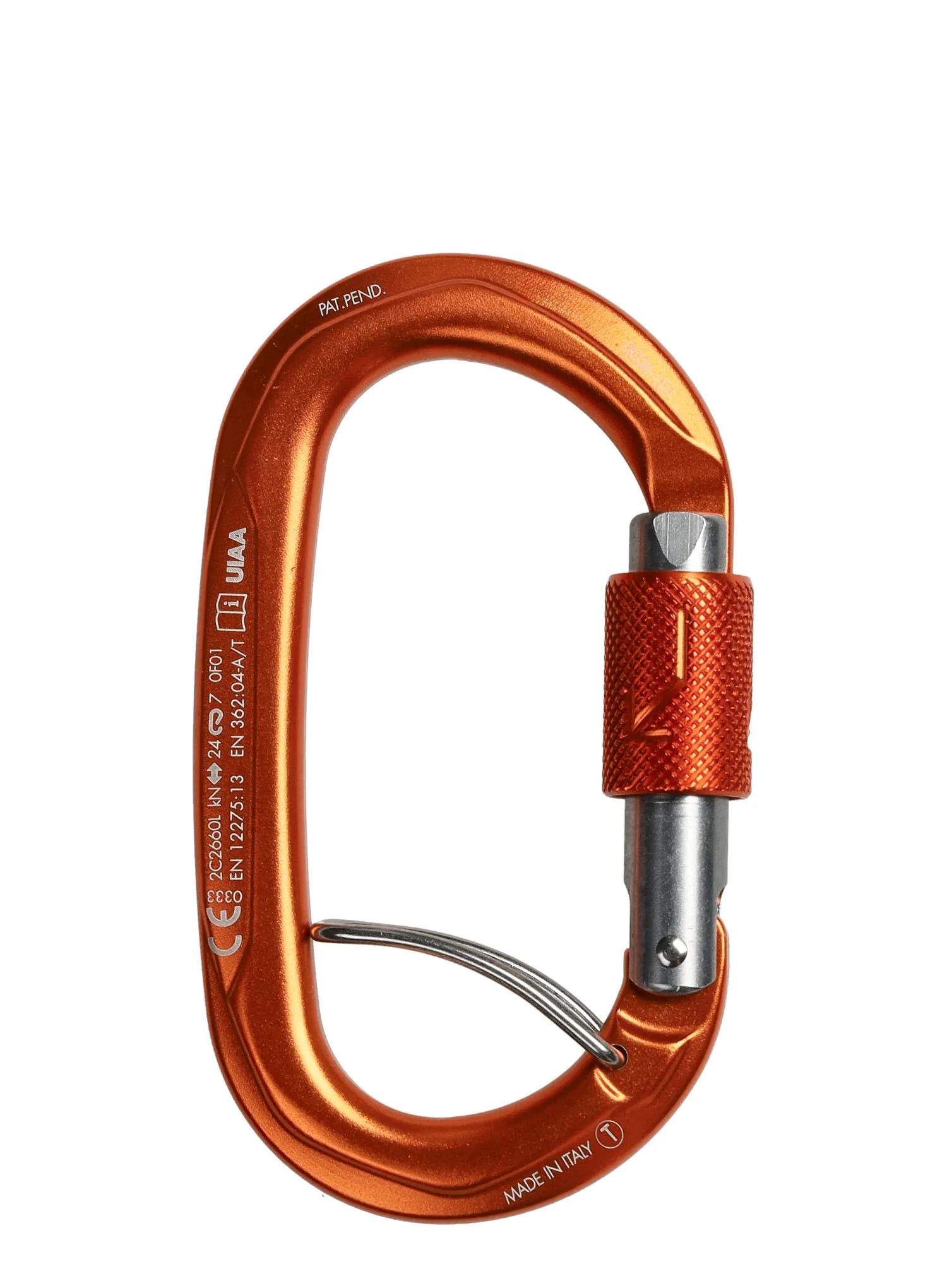 Karabína SKYLOTEC Obx BGL - titanium/orange/titanium