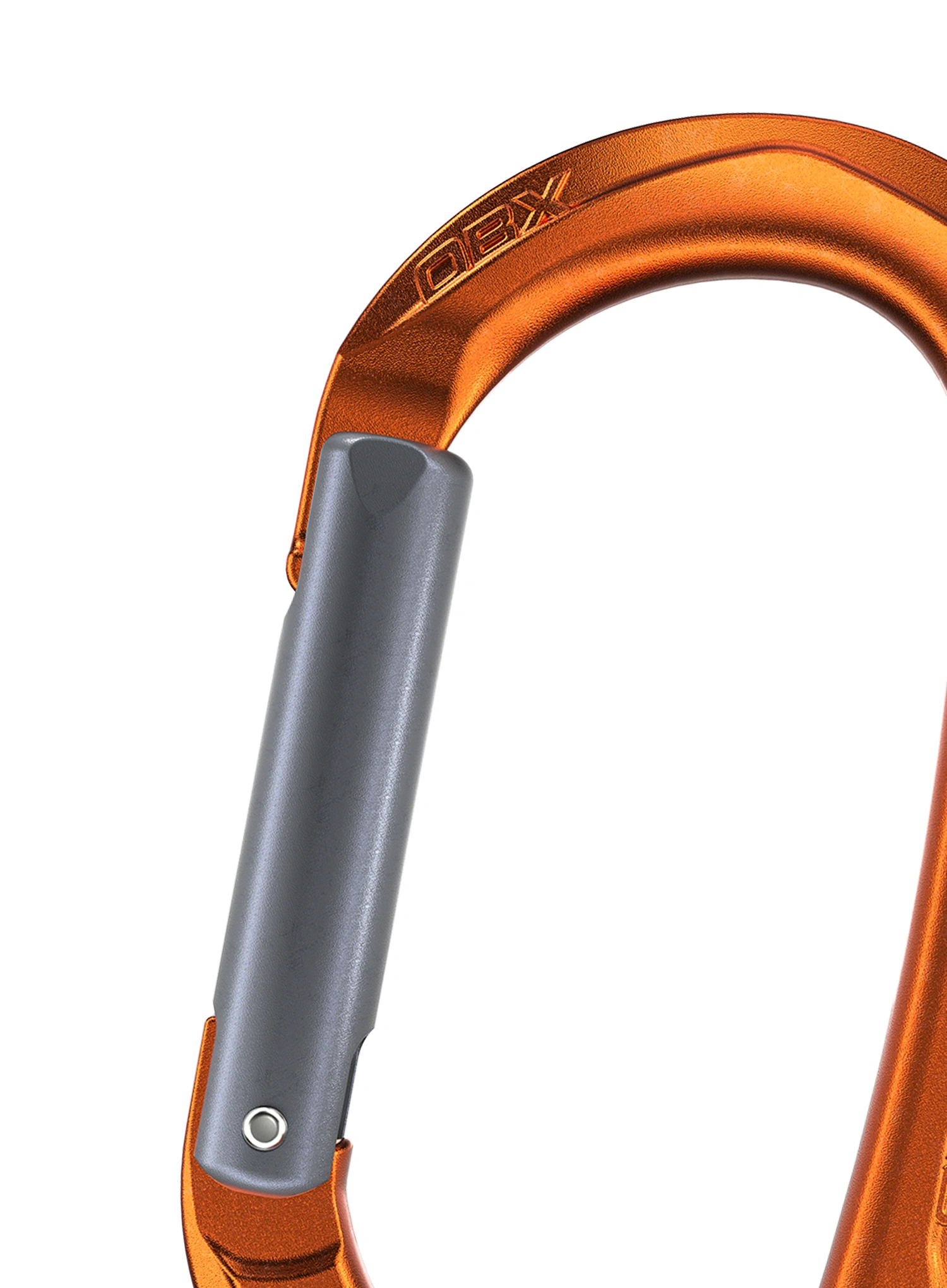 Karabína SKYLOTEC Obx S - orange/titanium