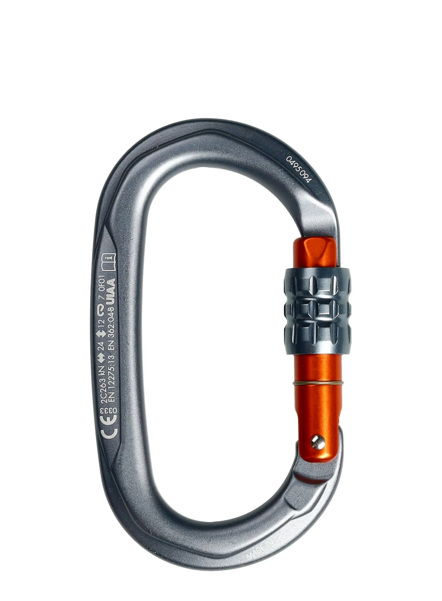 Karabína SKYLOTEC Obx SG - titanium/orange/titanium