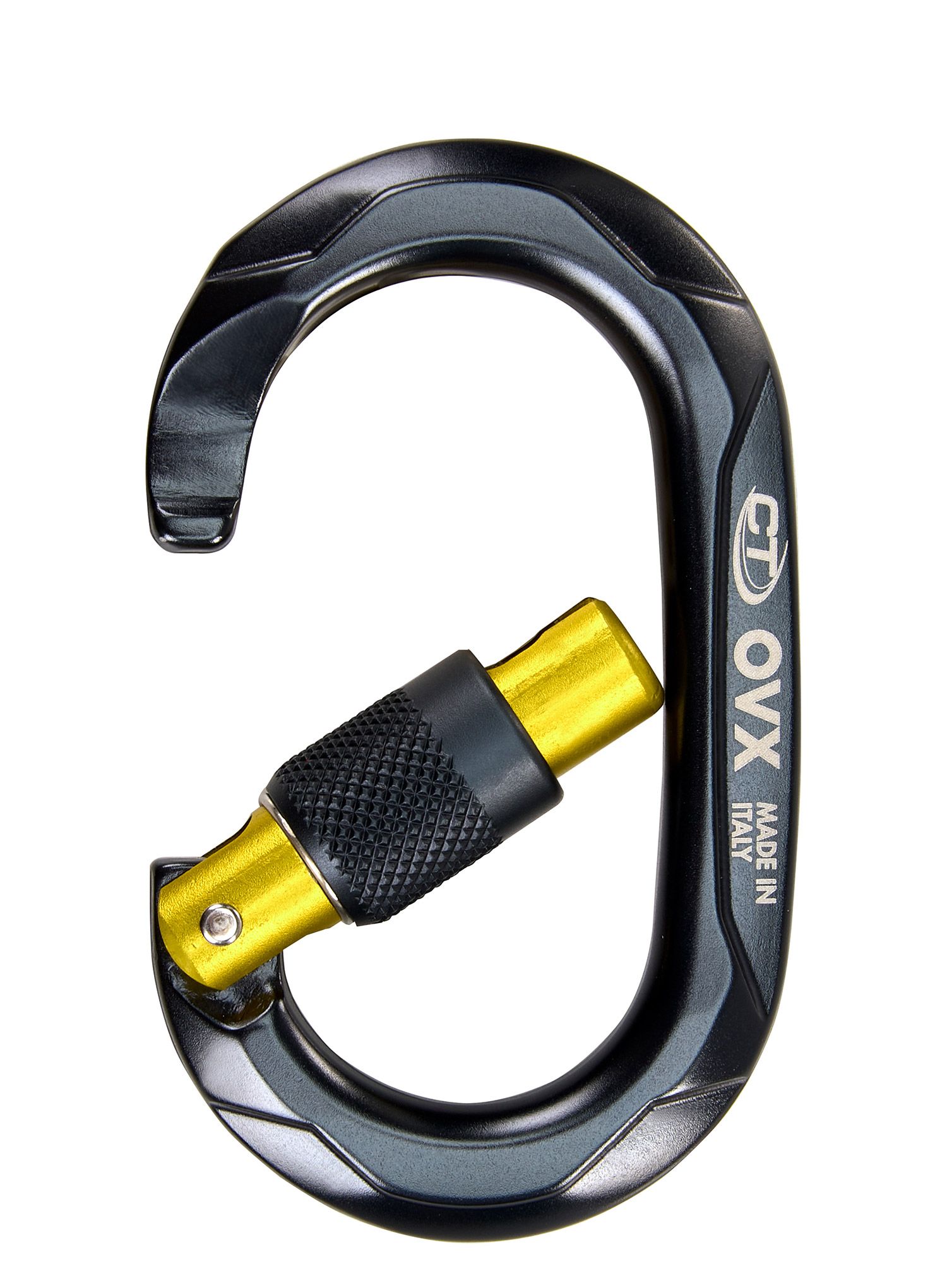 Karabína Climbing Technology/SKYLOTEC OVX Carabiner - antharcite/gold