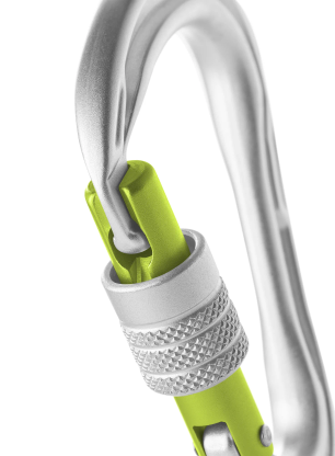 Karabína Edelrid HMS Strike Screw II - silver