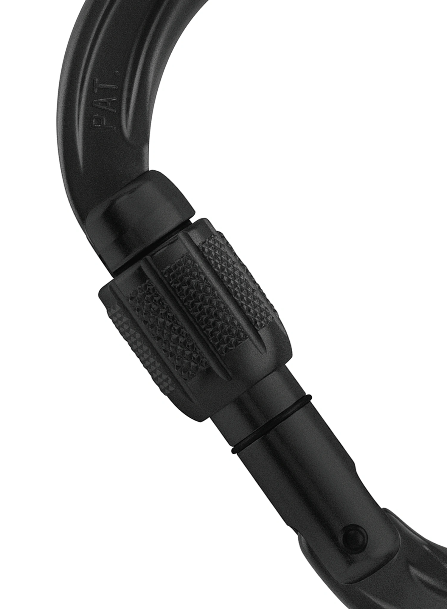 Karabína Petzl Attache Screw-Lock - black